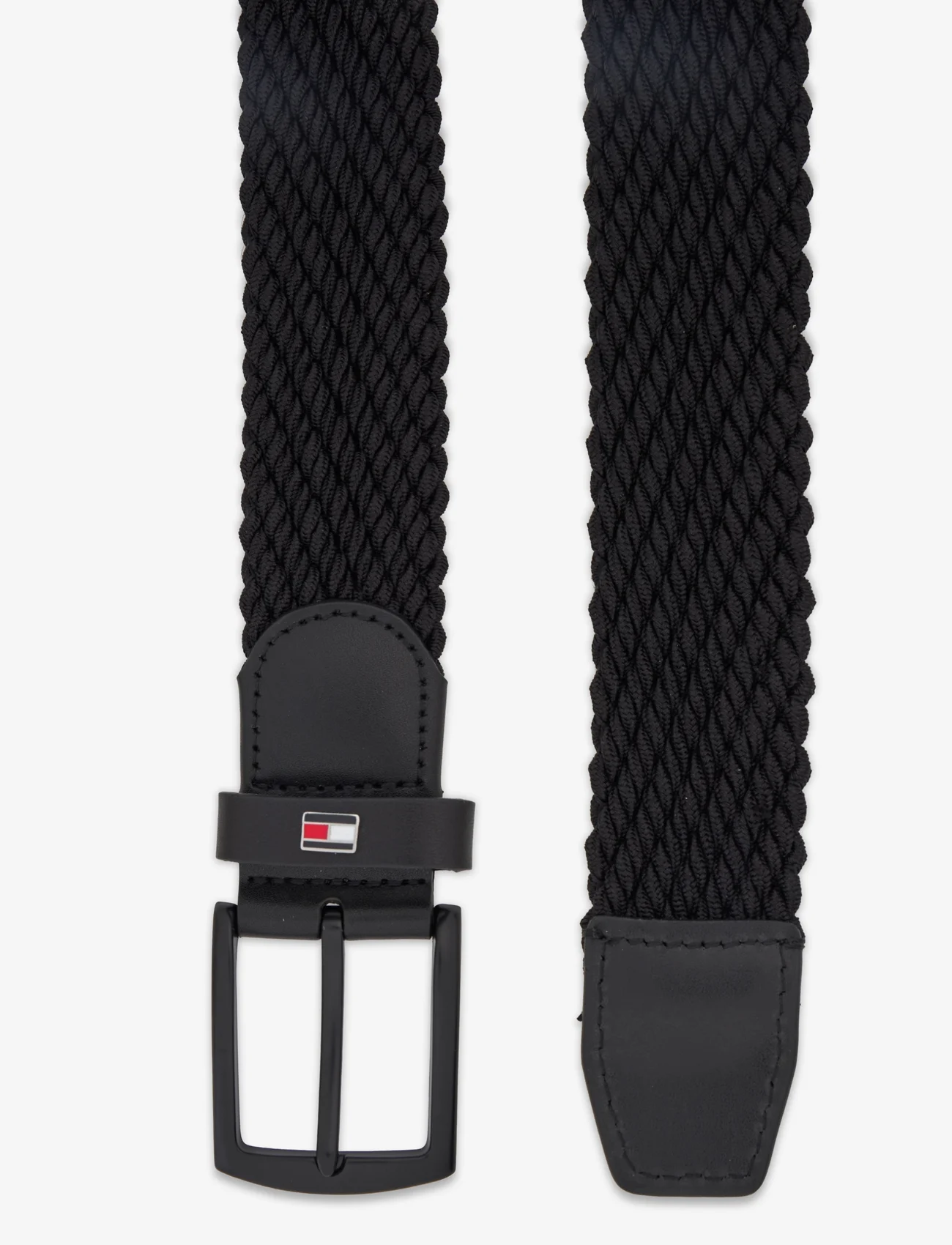 Tommy Hilfiger - DENTON 3.5 ELASTIC - braided belts - black - 1
