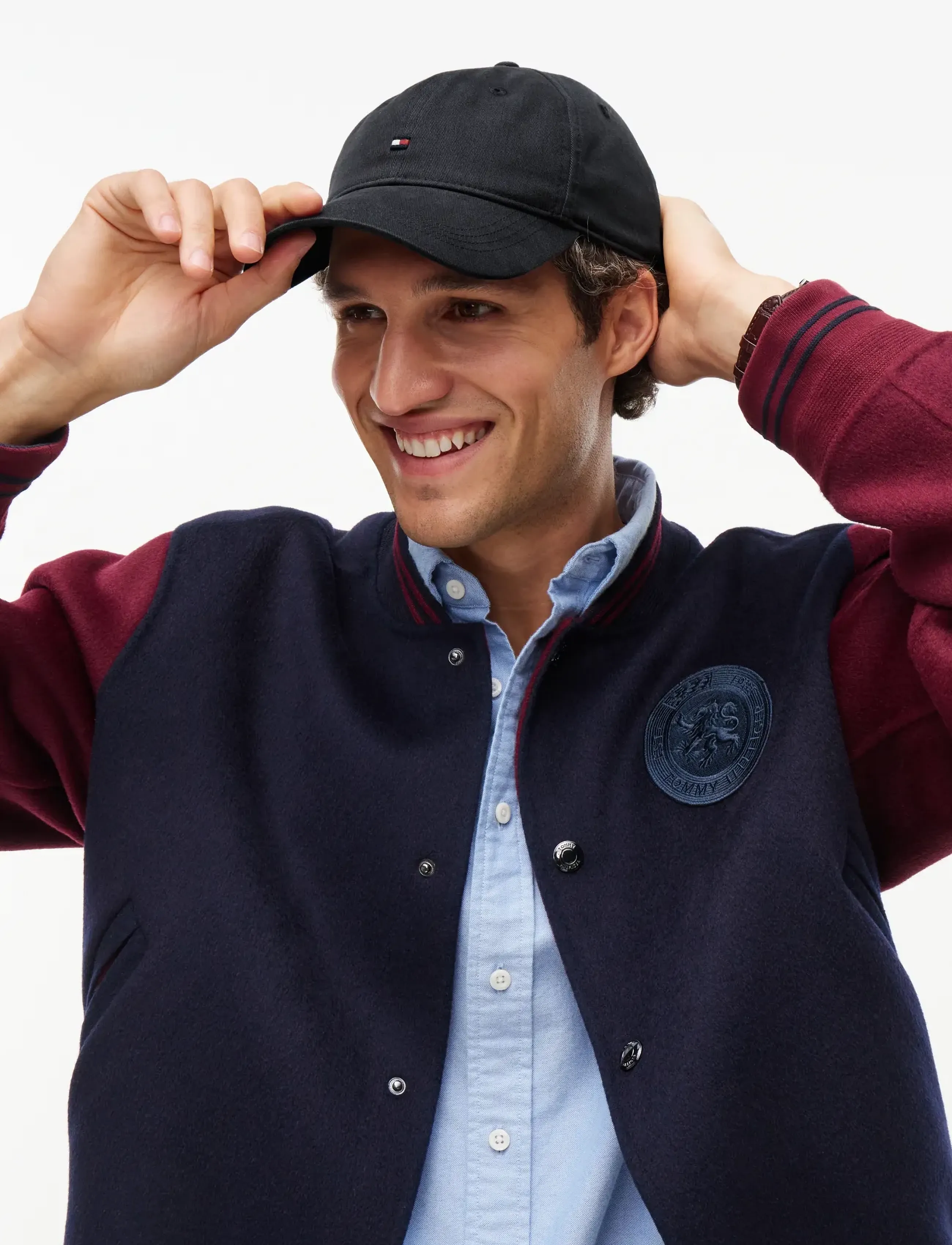 Tommy Hilfiger TH FLAG 85 SOFT 6 PANEL CAP - Herbstgarderobe - SPACE BLUE / navy