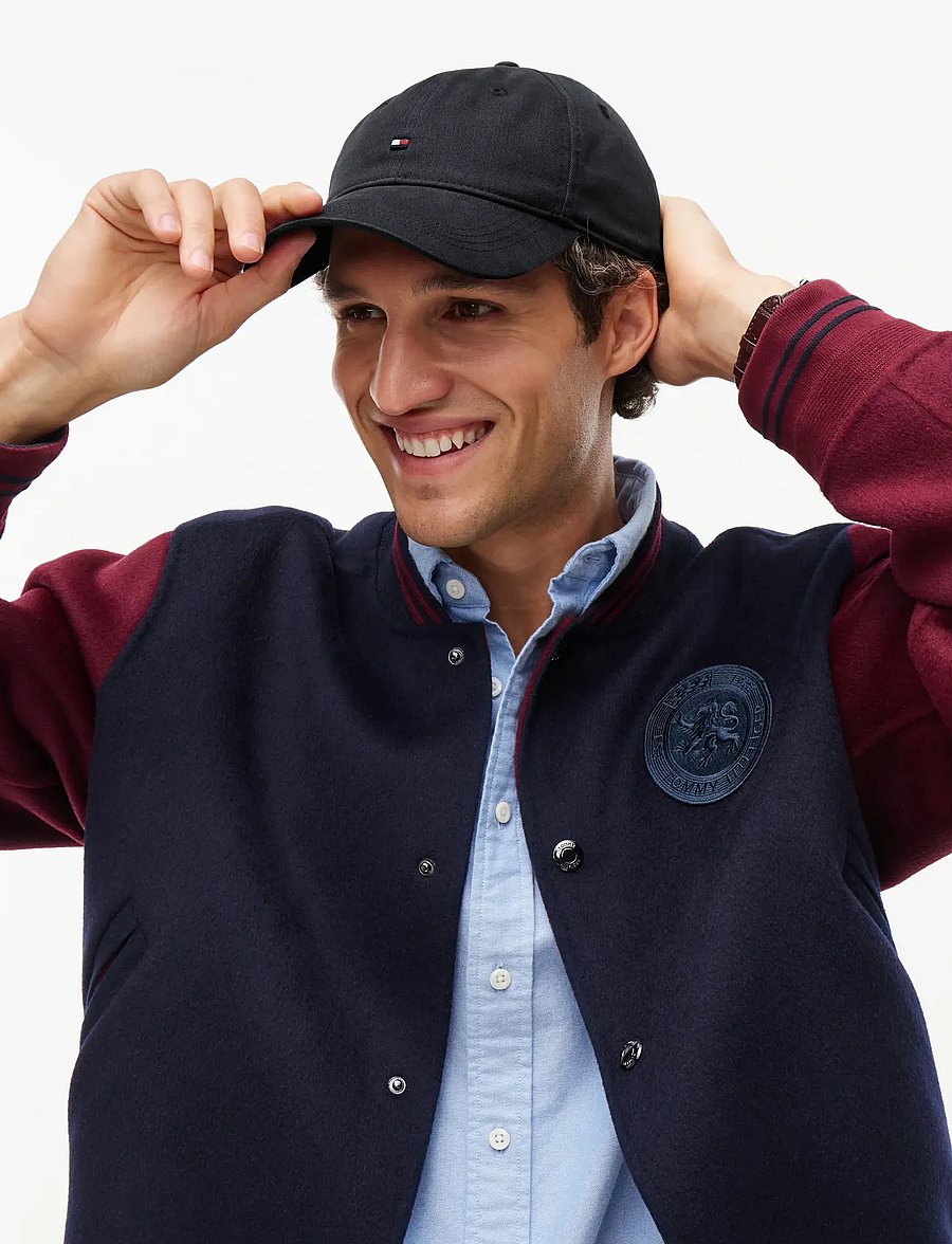 Tommy Hilfiger - TH FLAG 85 SOFT 6 PANEL CAP - nokamütsid - space blue - 0
