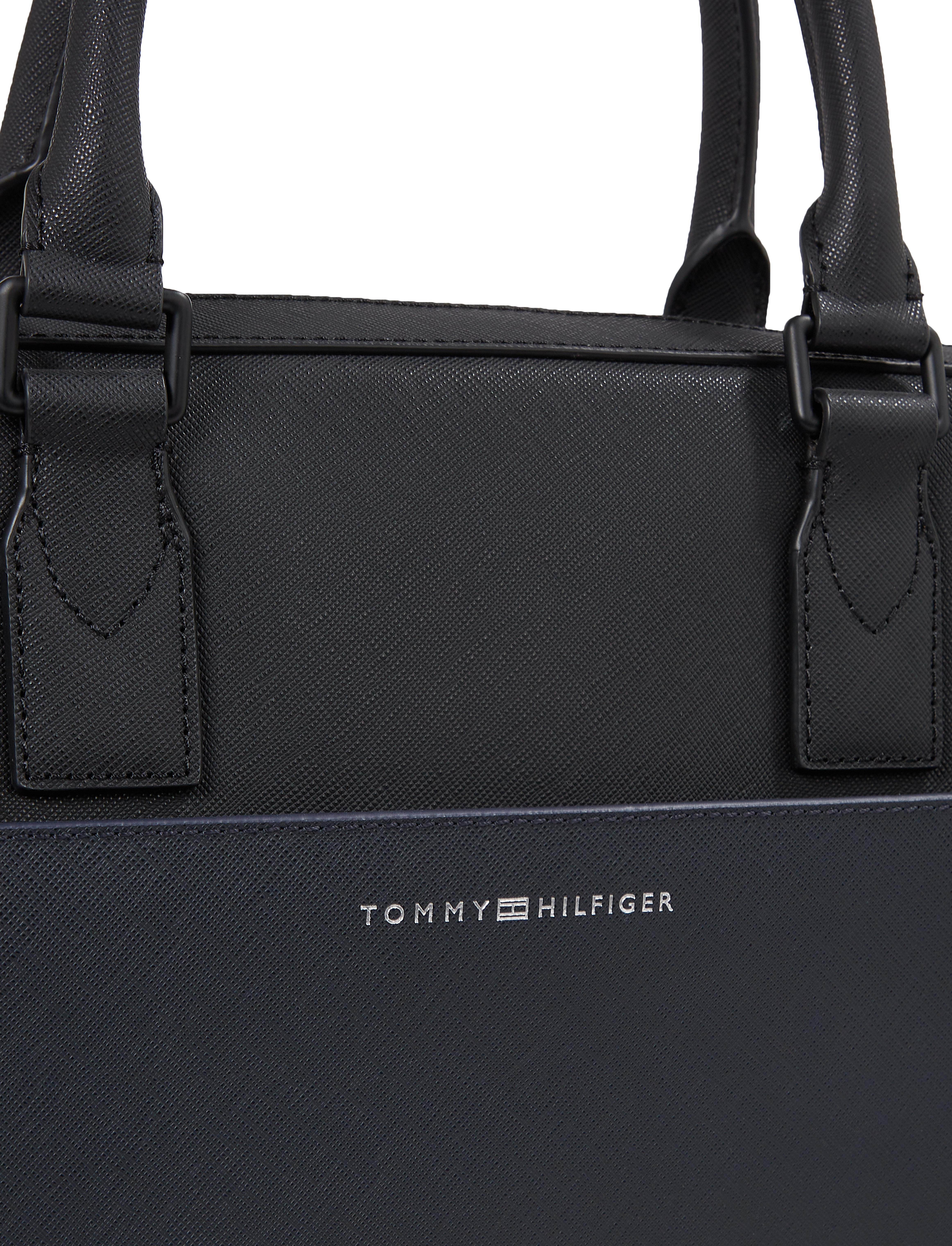 Tommy Hilfiger - TH BUSINESS LEATHER COMPUTER BAG - black - 4