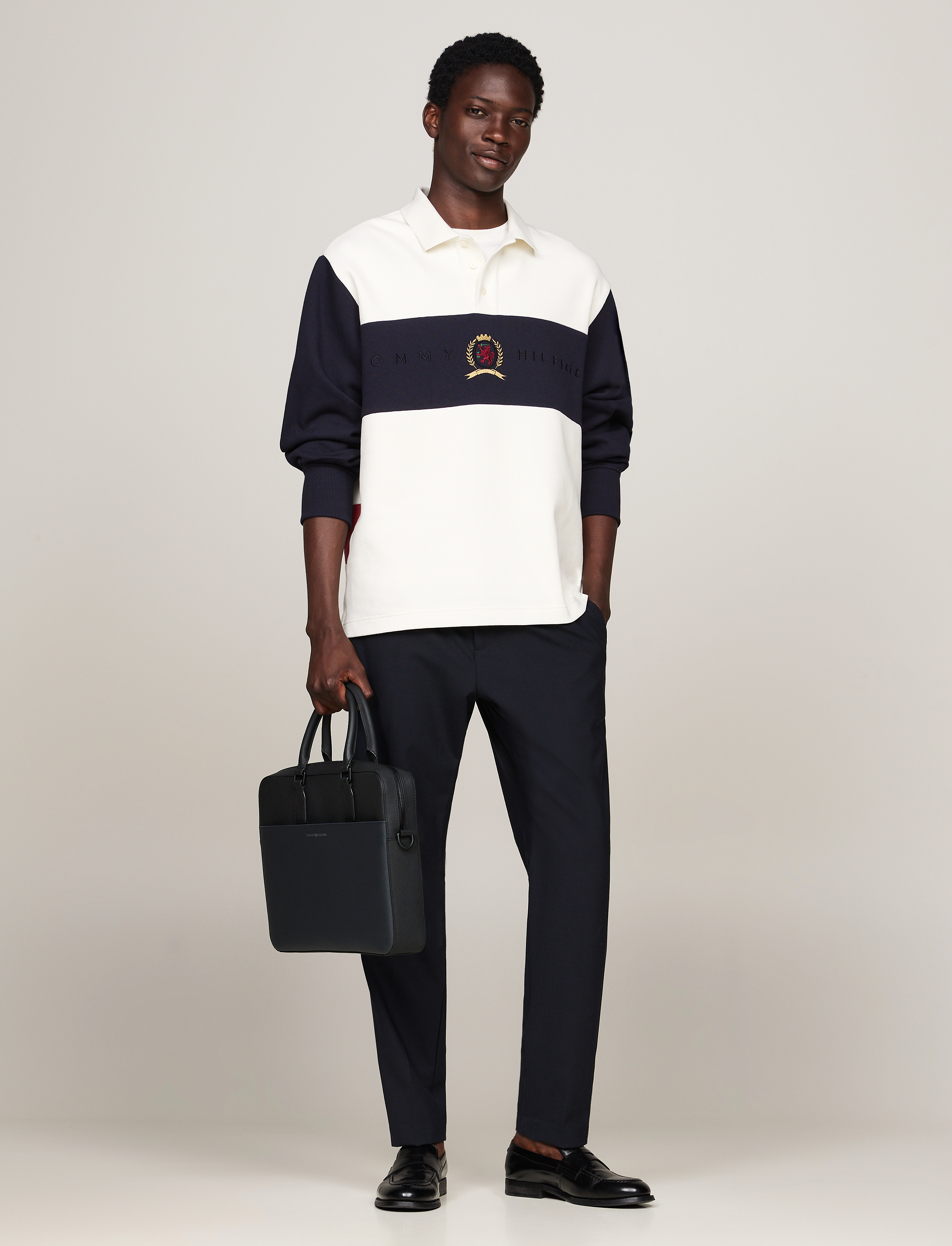 Tommy Hilfiger - TH BUSINESS LEATHER COMPUTER BAG - black - 5