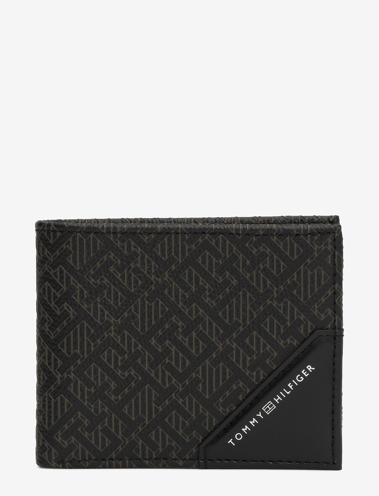 Tommy Hilfiger - TH MONOGRAM MINI WALLET - black - 0