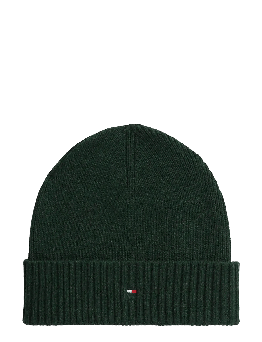 Tommy Hilfiger - TH FLAG PIMA COTTON BEANIE - osta olukorra järgi - majestic emerald melange - 0
