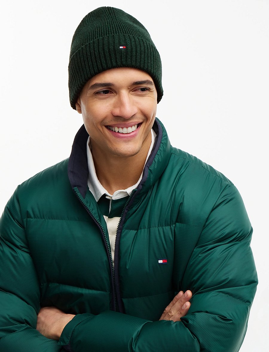 Tommy Hilfiger - TH FLAG PIMA COTTON BEANIE - osta olukorra järgi - majestic emerald melange - 2