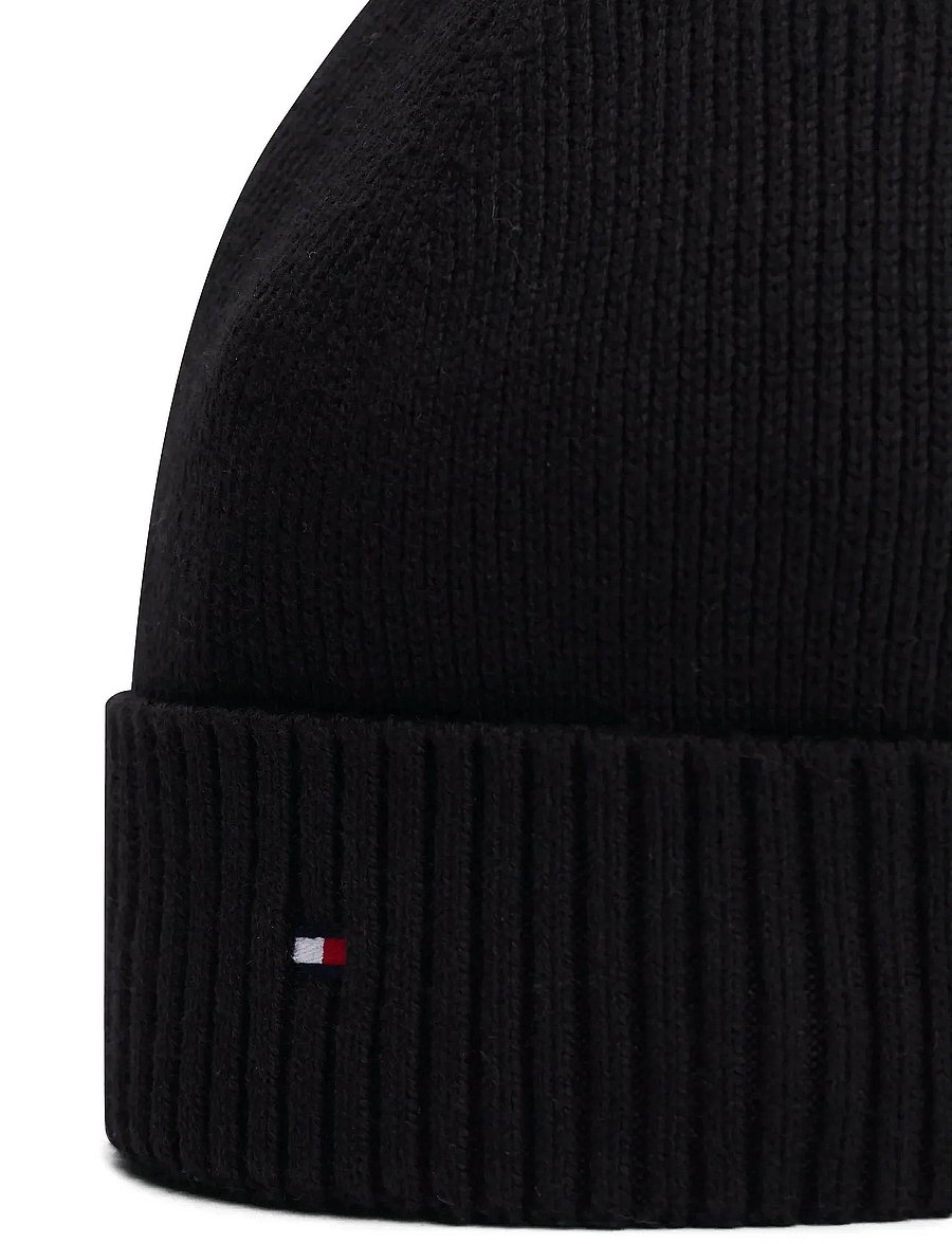 Tommy Hilfiger - TH FLAG PIMA COTTON BEANIE - shop efter anledning - black - 3
