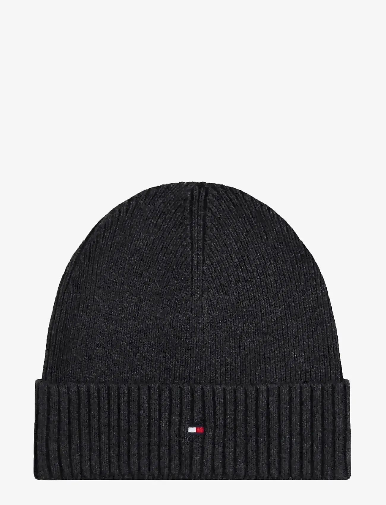 Tommy Hilfiger - TH FLAG PIMA COTTON BEANIE - shoppa efter tillfälle - charcoal gray - 1