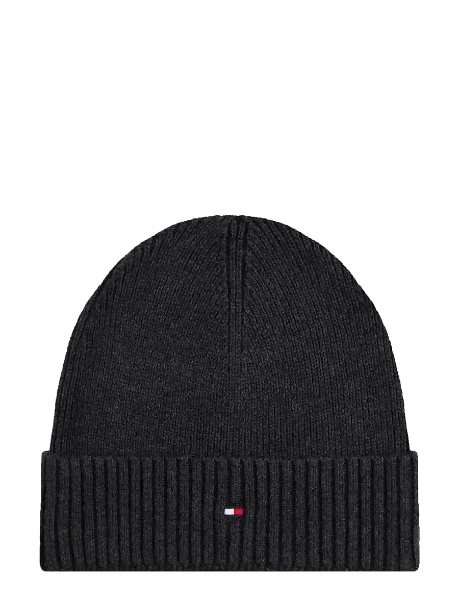Tommy Hilfiger - TH FLAG PIMA COTTON BEANIE - osta olukorra järgi - charcoal gray - 1