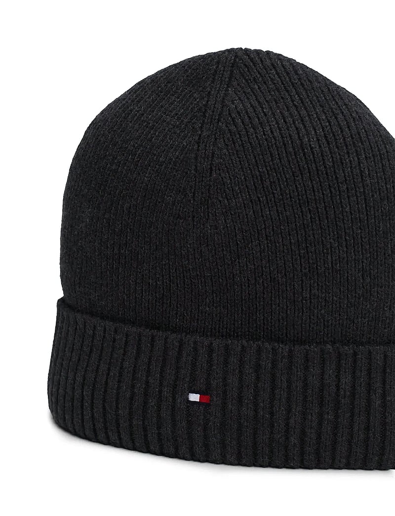 Tommy Hilfiger - TH FLAG PIMA COTTON BEANIE - shoppa efter tillfälle - charcoal gray - 4