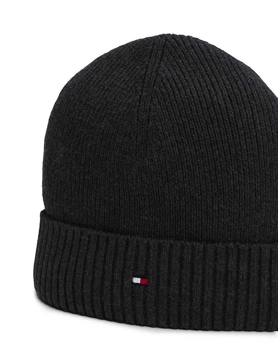 Tommy Hilfiger - TH FLAG PIMA COTTON BEANIE - osta olukorra järgi - charcoal gray - 4