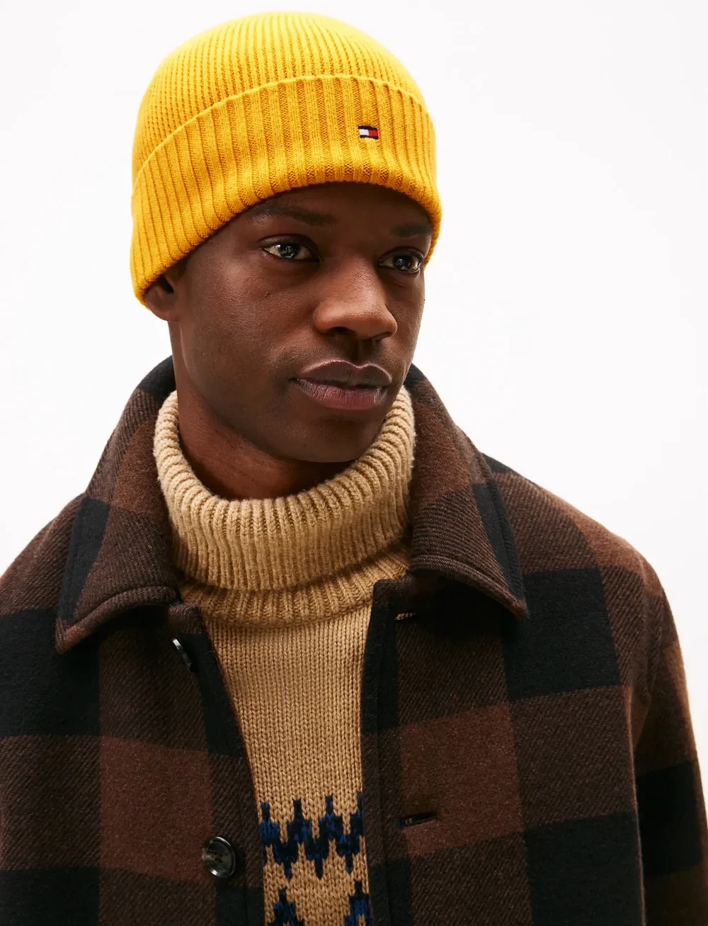 Tommy Hilfiger - TH FLAG PIMA COTTON BEANIE - iepirkties noteiktam pasākumam - countryside yellow - 0