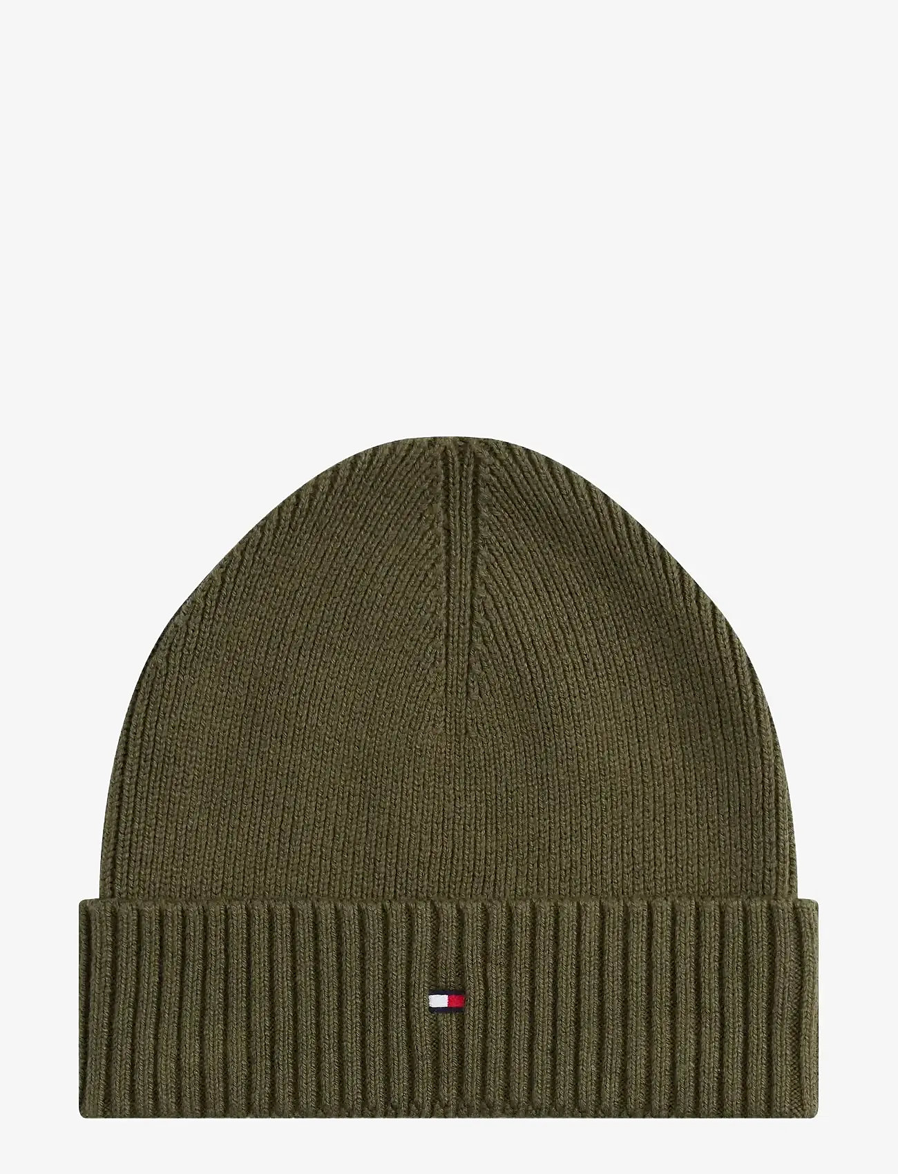 Tommy Hilfiger - TH FLAG PIMA COTTON BEANIE - huer & kasketter - foxhunt green - 1