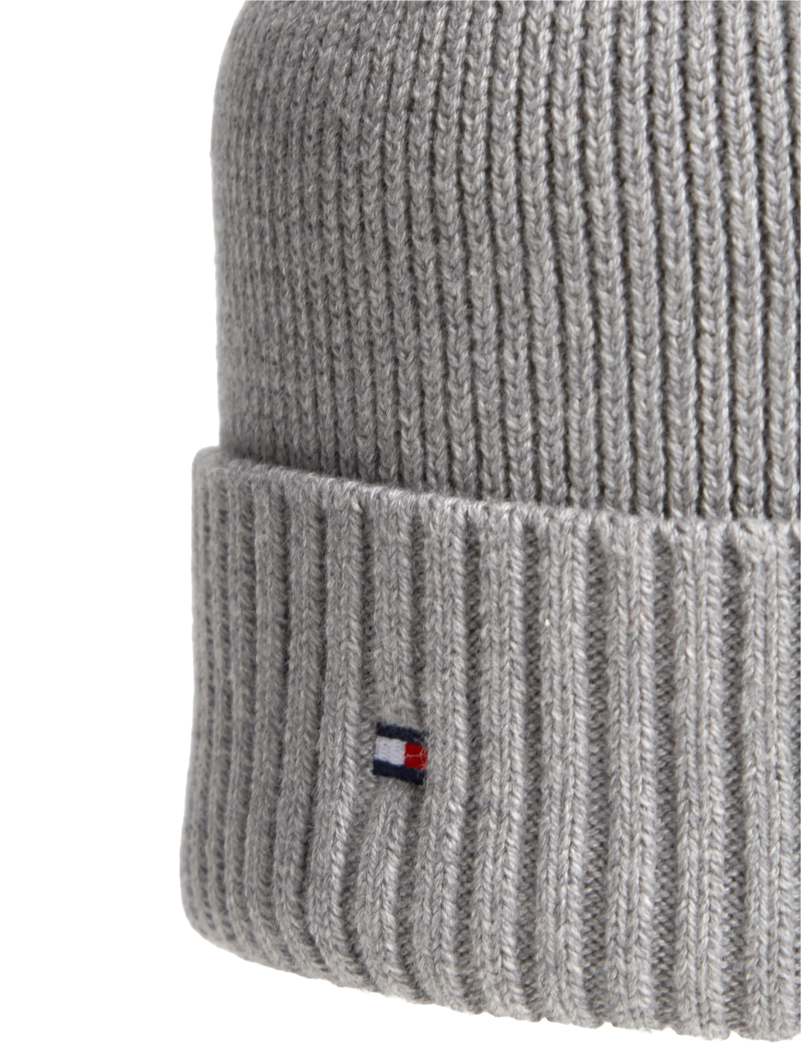 Tommy Hilfiger - TH FLAG PIMA COTTON BEANIE - osta olukorra järgi - medium grey heather - 3