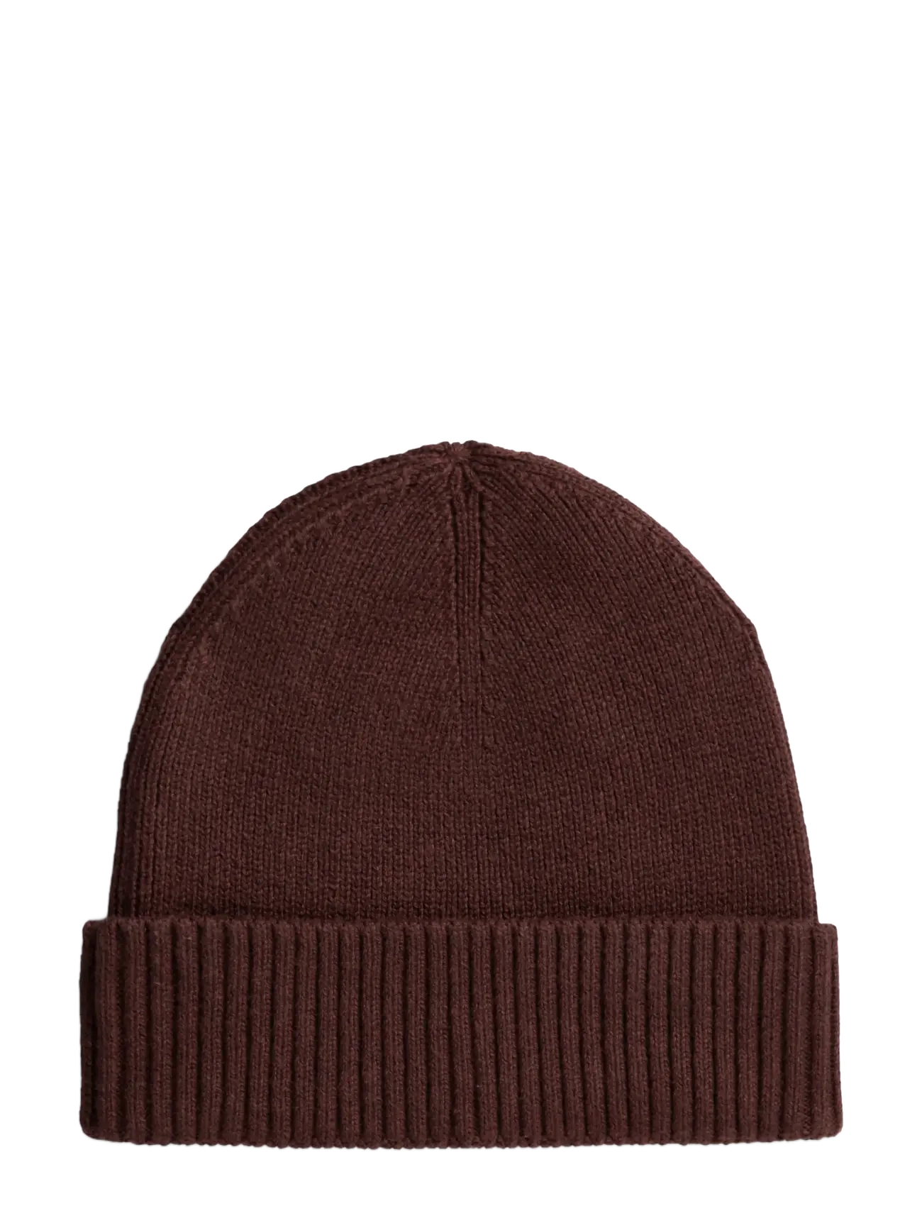 Tommy Hilfiger - TH FLAG PIMA COTTON BEANIE - red wine melange - 1