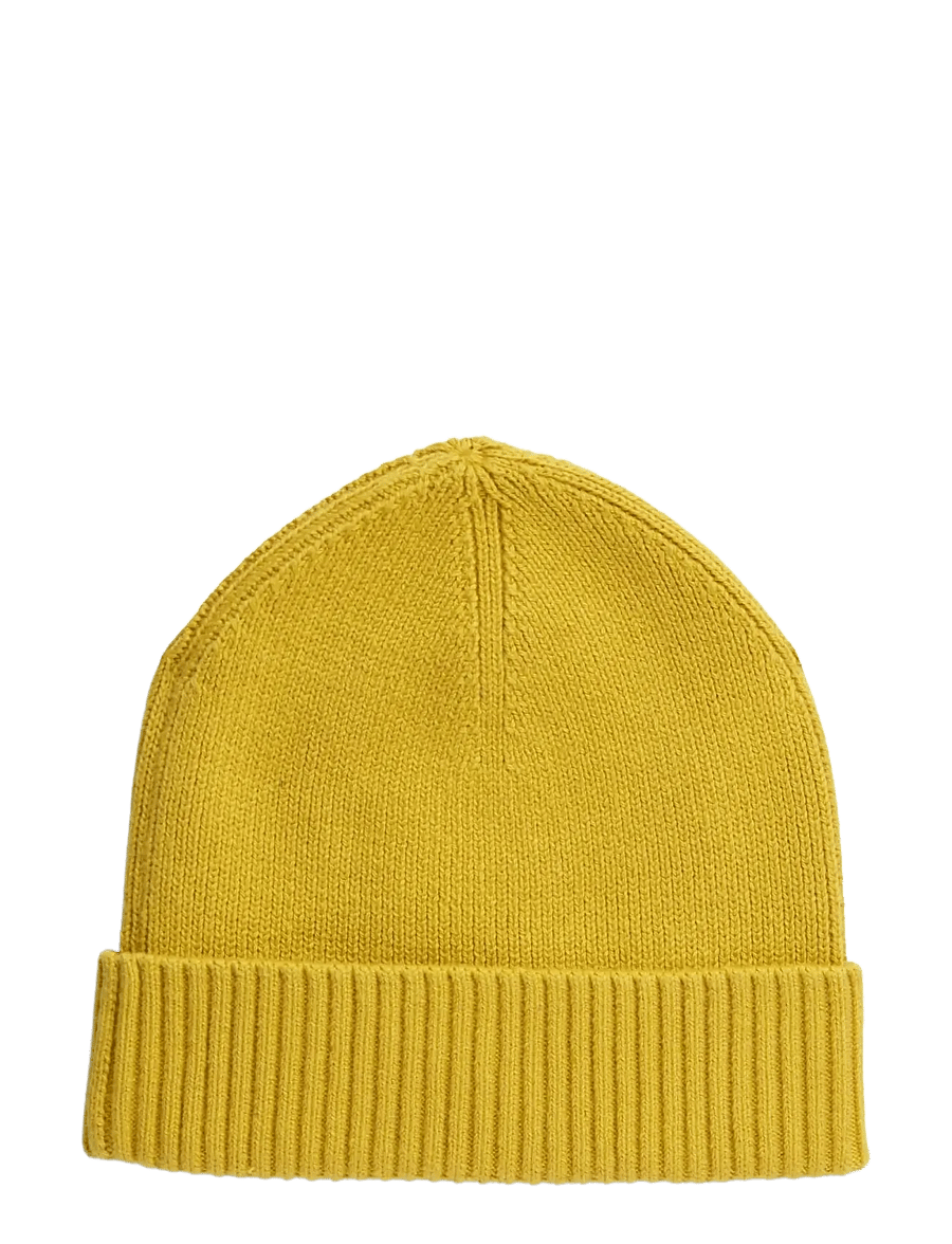 Tommy Hilfiger - TH FLAG PIMA COTTON BEANIE - nach anlass kaufen - saffron yellow - 1
