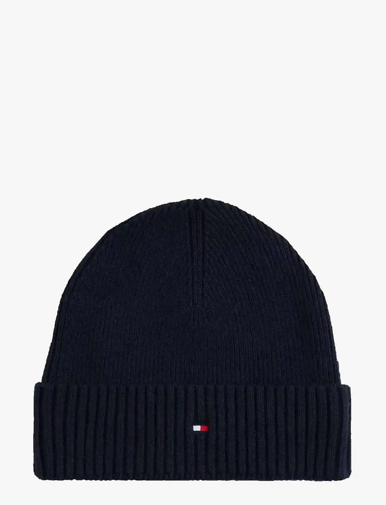 Tommy Hilfiger - TH FLAG PIMA COTTON BEANIE - huer & kasketter - space blue - 1