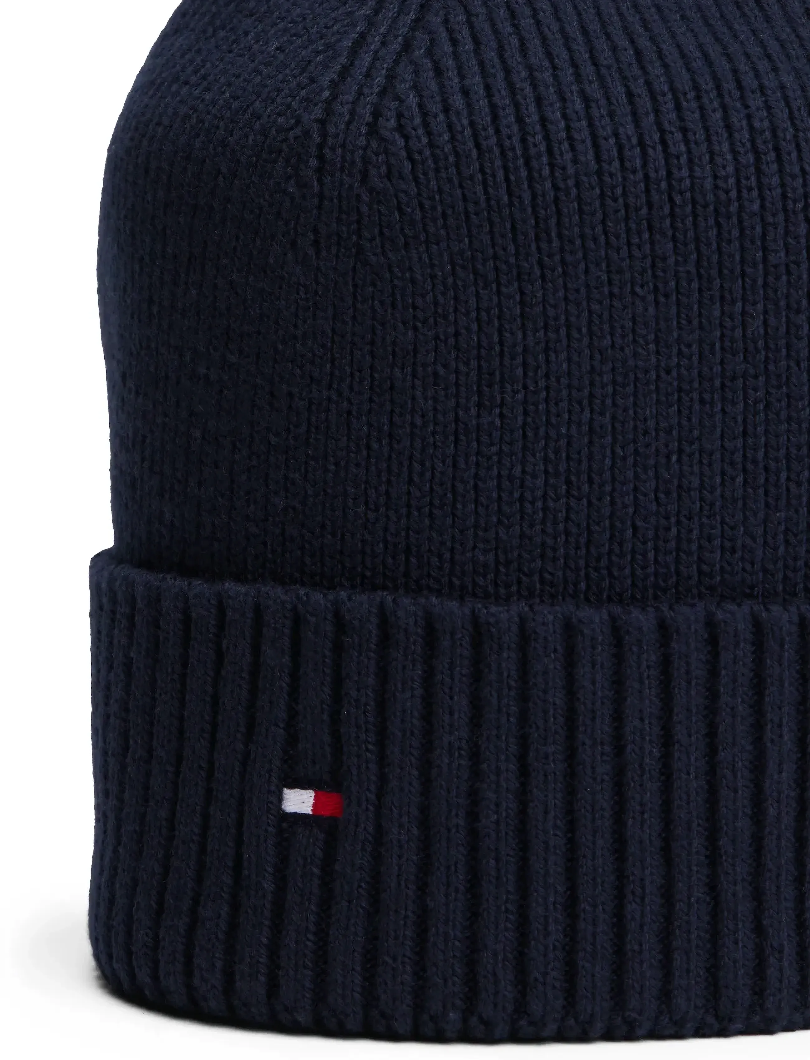 Tommy Hilfiger - TH FLAG PIMA COTTON BEANIE - space blue - 3