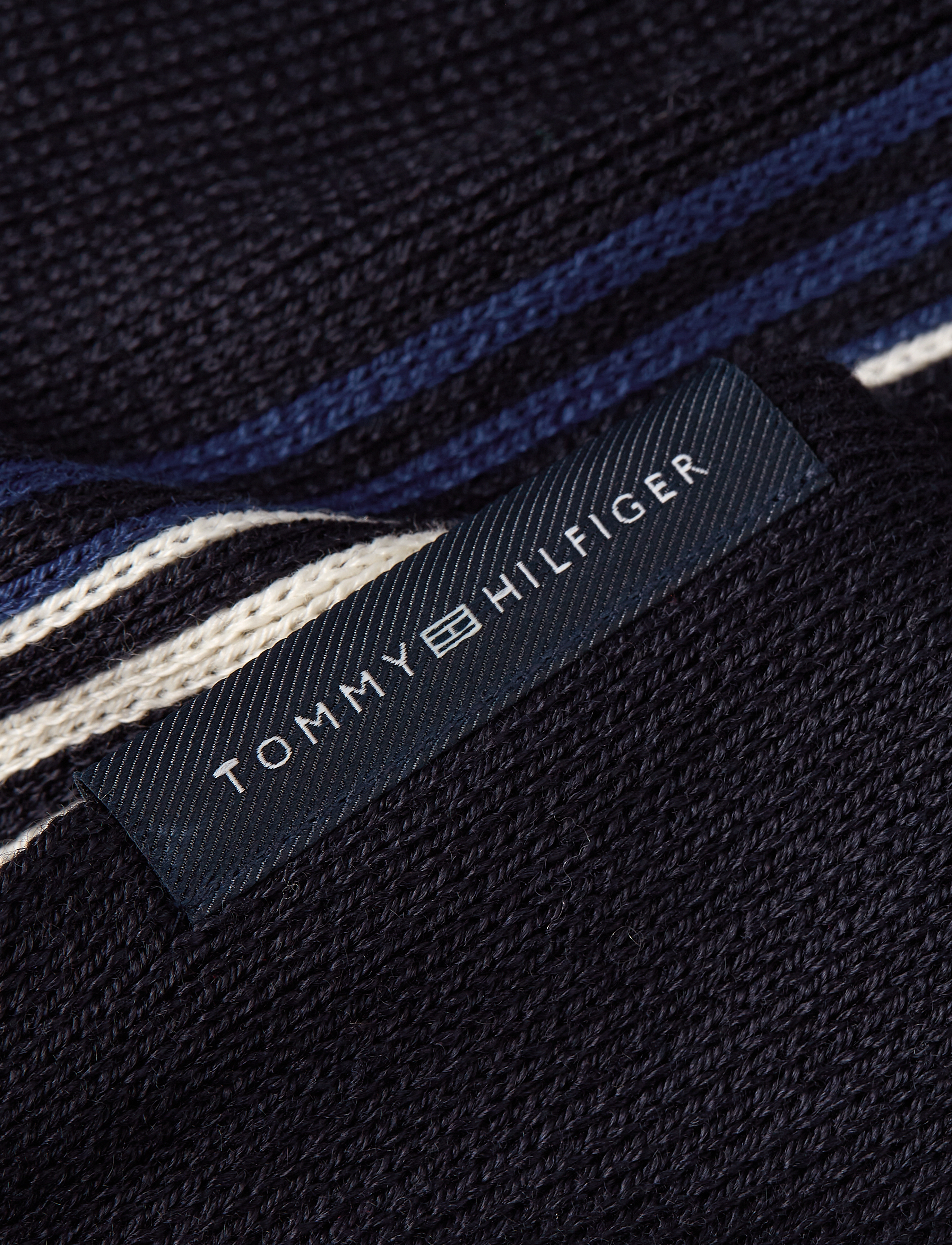 Tommy Hilfiger - TH CORP LOVE RASHELLE SCARF - space blue - 2