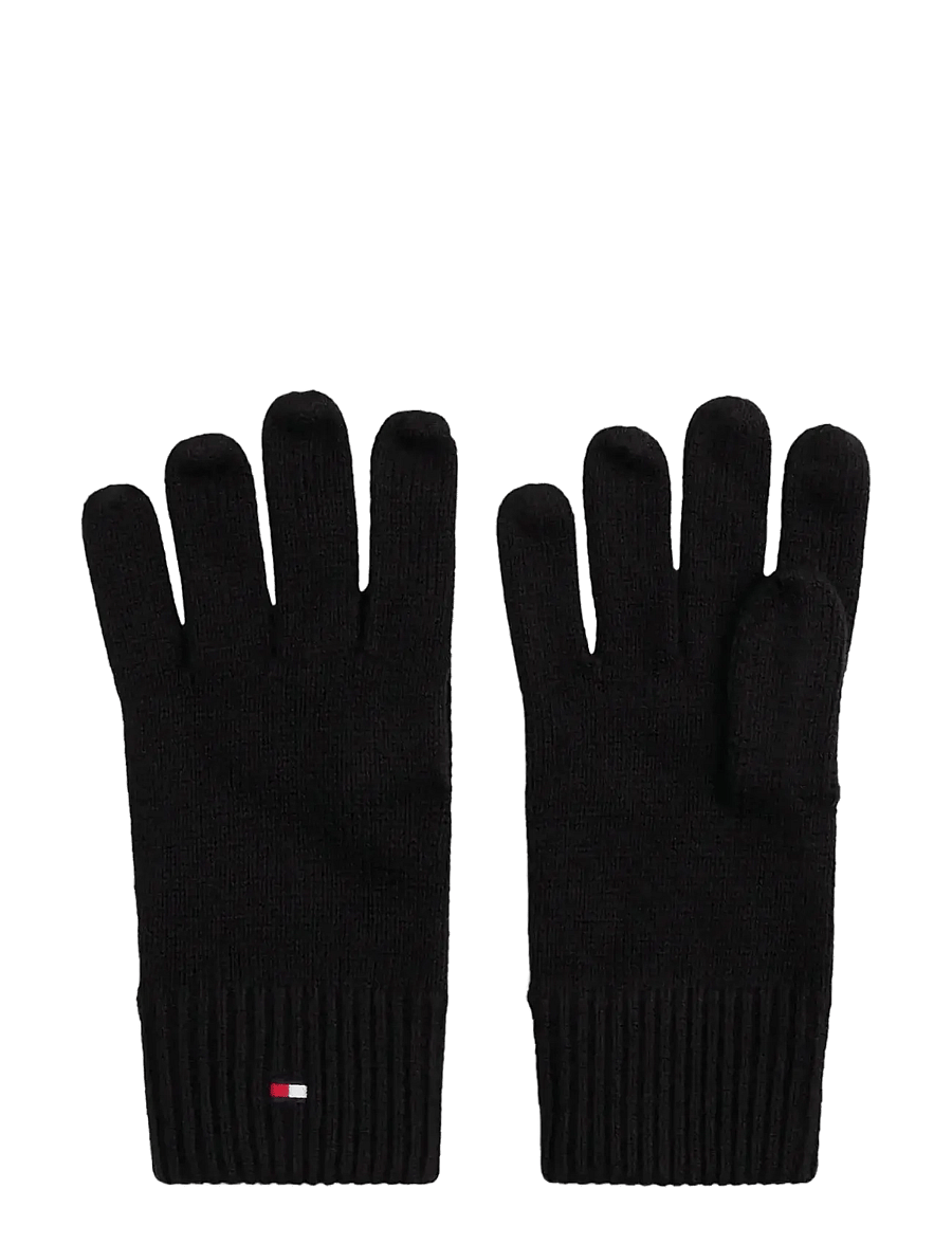Tommy Hilfiger - ESSENTIALS FLAG GLOVES - nach anlass kaufen - black - 0