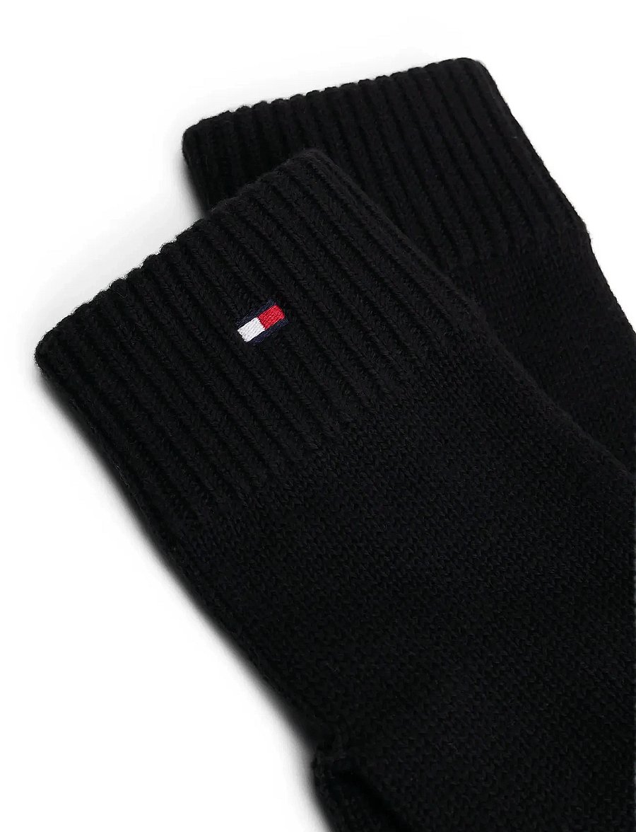 Tommy Hilfiger - ESSENTIALS FLAG GLOVES - nach anlass kaufen - black - 1