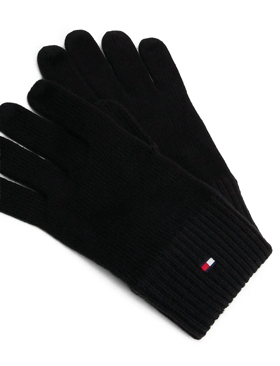Tommy Hilfiger - ESSENTIALS FLAG GLOVES - nach anlass kaufen - black - 2