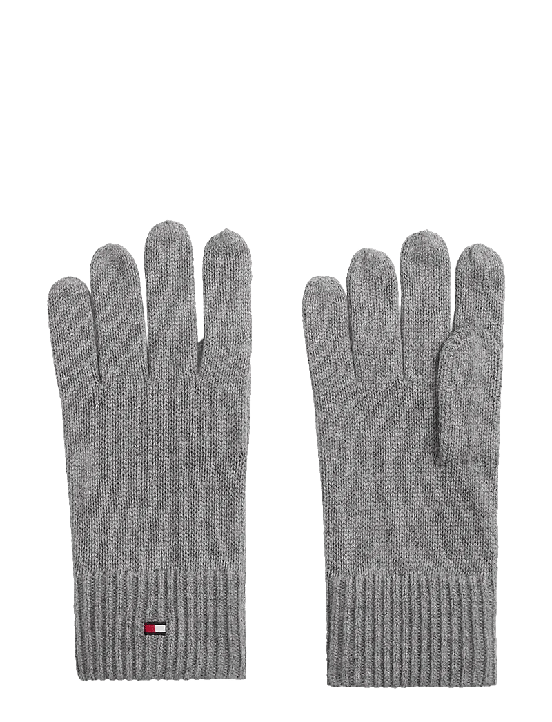 Tommy Hilfiger - ESSENTIALS FLAG GLOVES - nach anlass kaufen - mid grey heather - 0