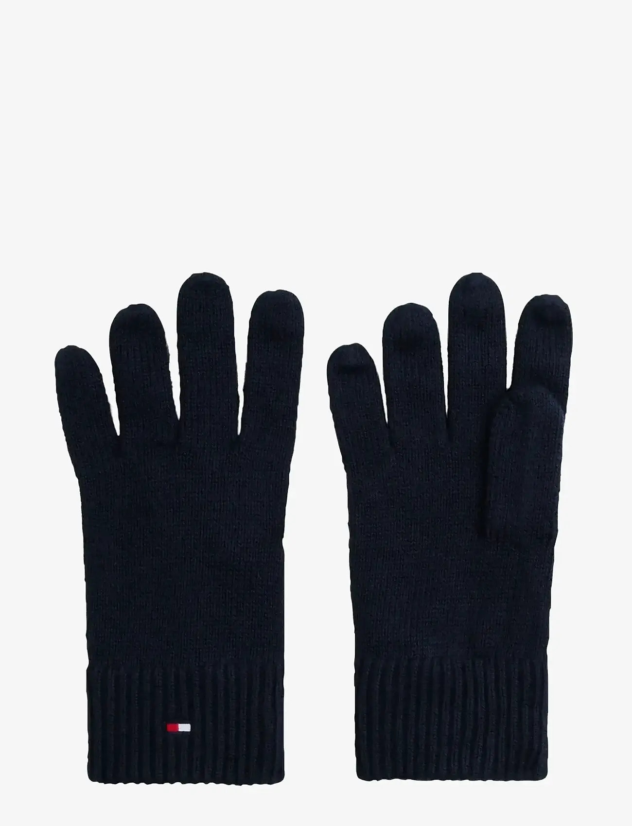 Tommy Hilfiger - ESSENTIALS FLAG GLOVES - mützen & handschuhe - space blue - 0