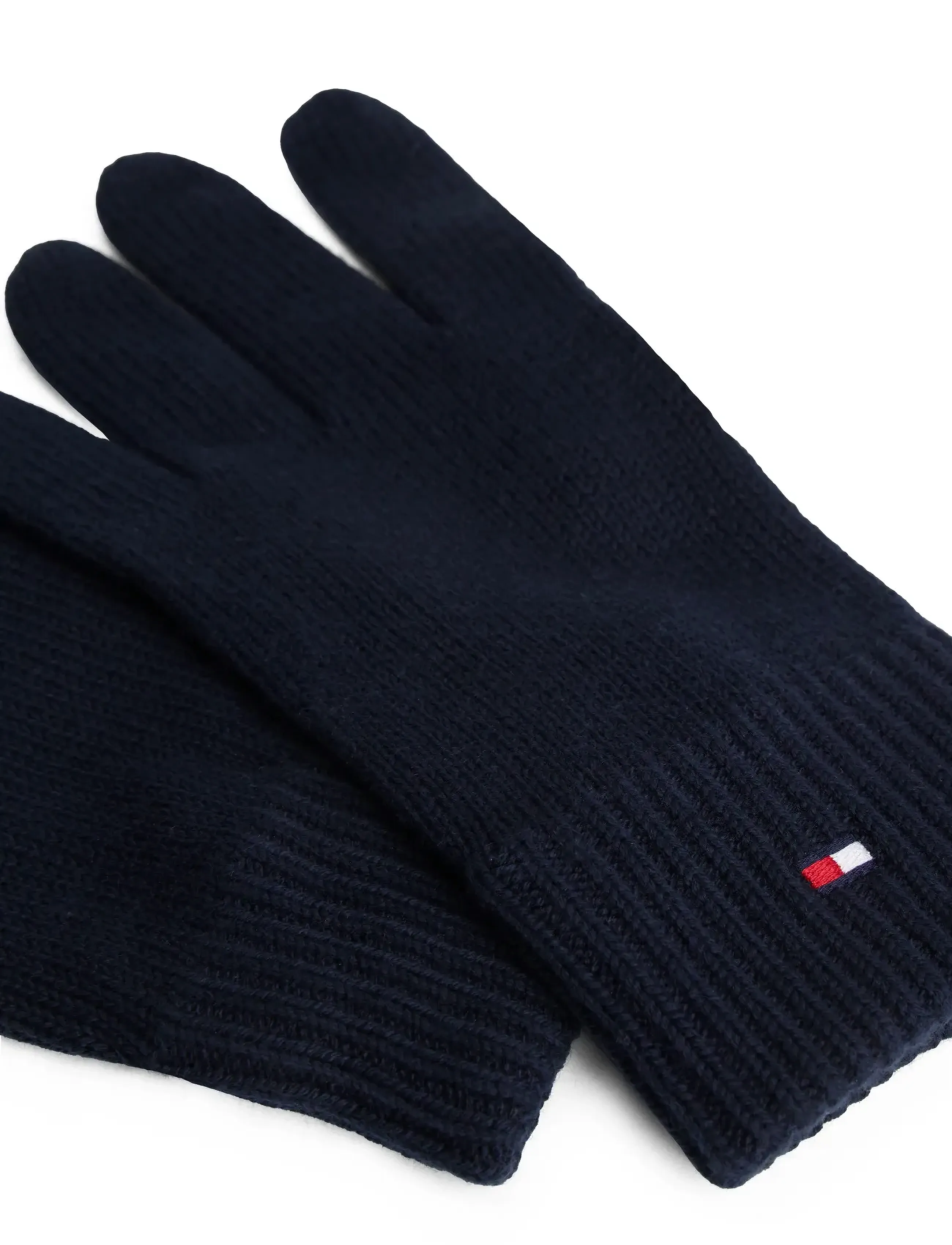 Tommy Hilfiger - ESSENTIALS FLAG GLOVES - mützen & handschuhe - space blue - 1