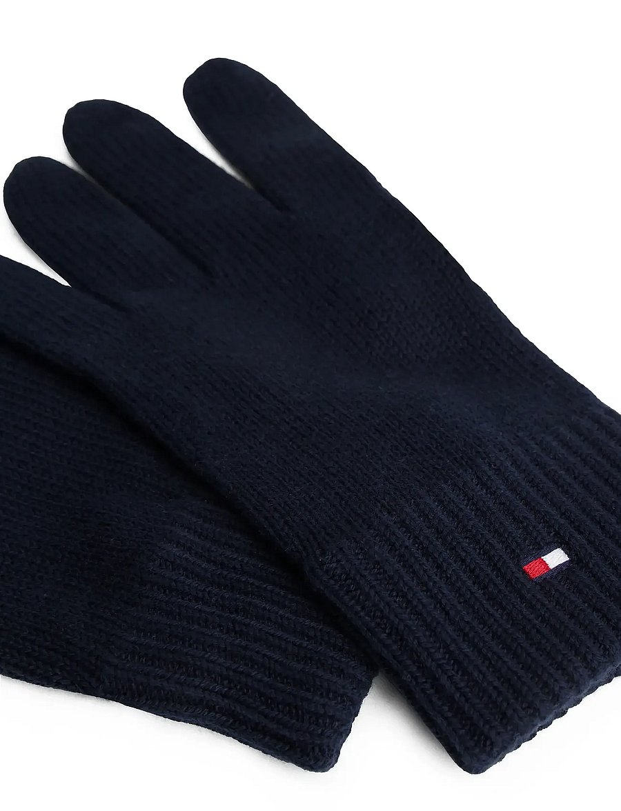 Tommy Hilfiger - ESSENTIALS FLAG GLOVES - shop efter anledning - space blue - 1