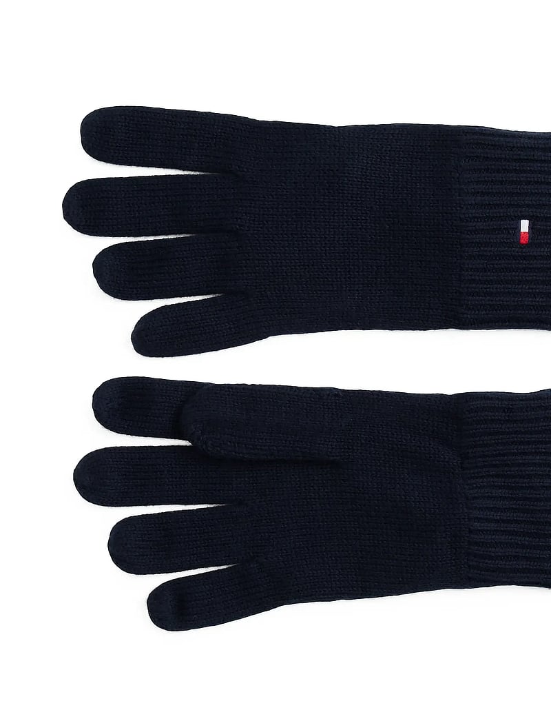 Tommy Hilfiger - ESSENTIALS FLAG GLOVES - shoppa efter tillfälle - space blue - 2