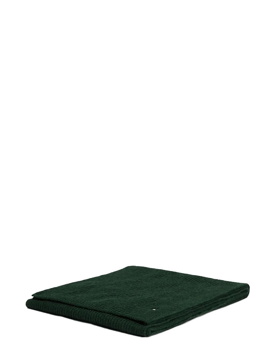 Tommy Hilfiger - TH FLAG PIMA COTTON CASH SCARF - talvesallid - majestic emerald melange - 1