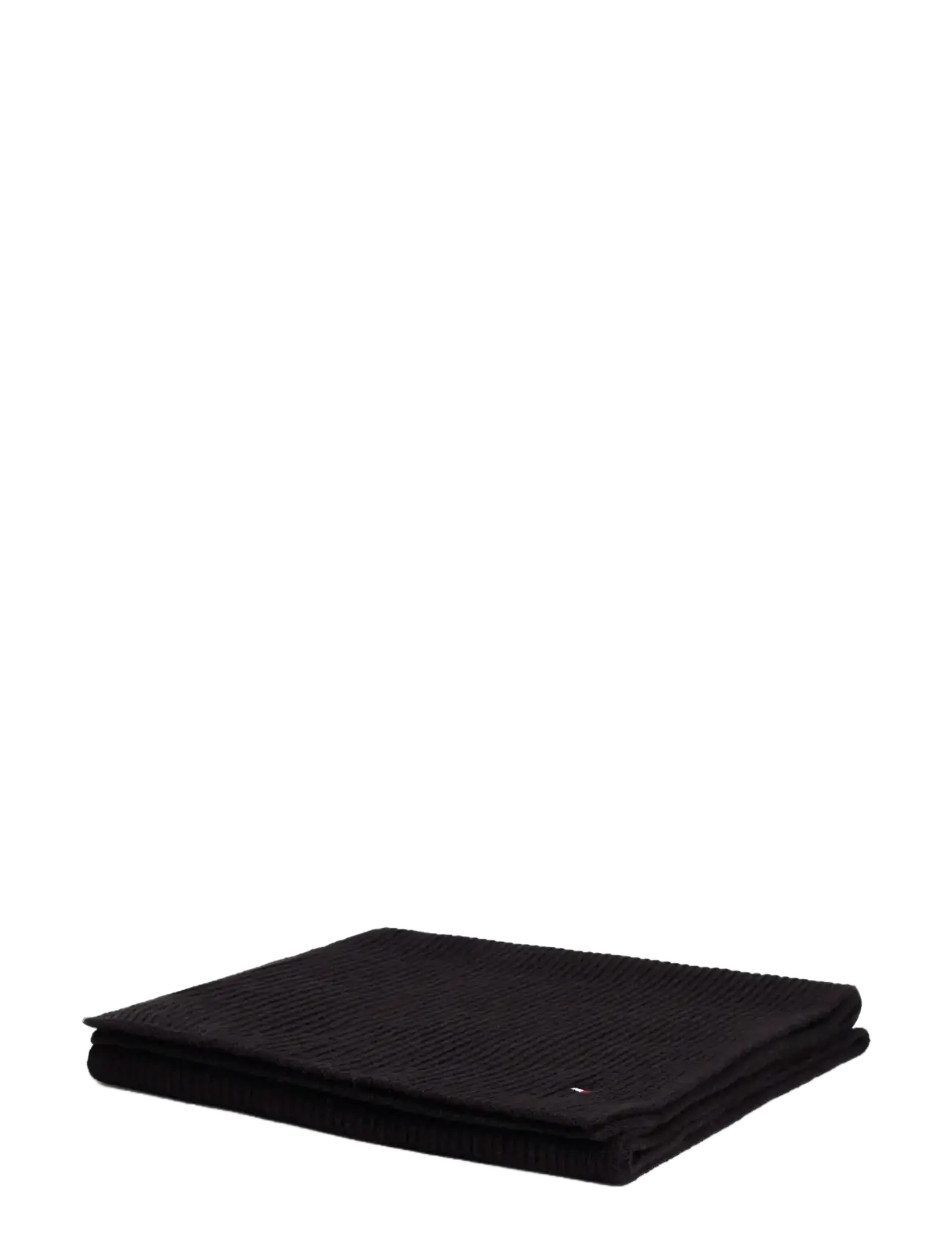 Tommy Hilfiger - TH FLAG PIMA COTTON CASH SCARF - halstørklæder - black - 2