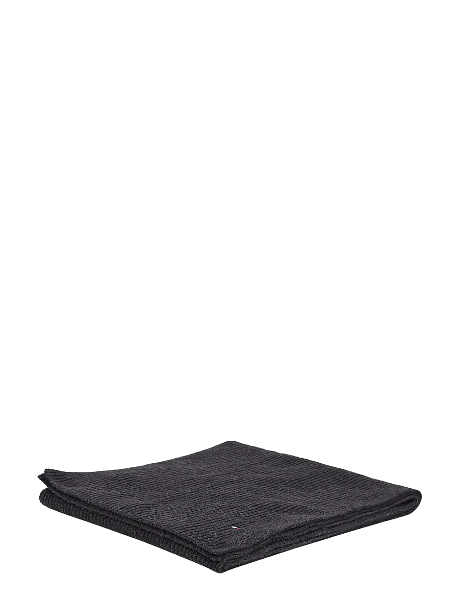 Tommy Hilfiger - TH FLAG PIMA COTTON CASH SCARF - Šalikai žiemai - charcoal gray - 2