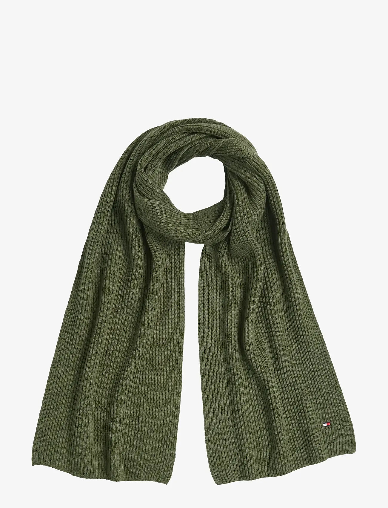 Tommy Hilfiger - TH FLAG PIMA COTTON CASH SCARF - halsdukar - foxhunt green - 1