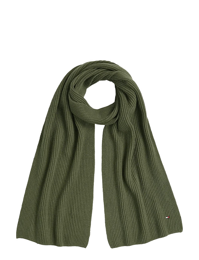 Tommy Hilfiger - TH FLAG PIMA COTTON CASH SCARF - halsdukar - foxhunt green - 1