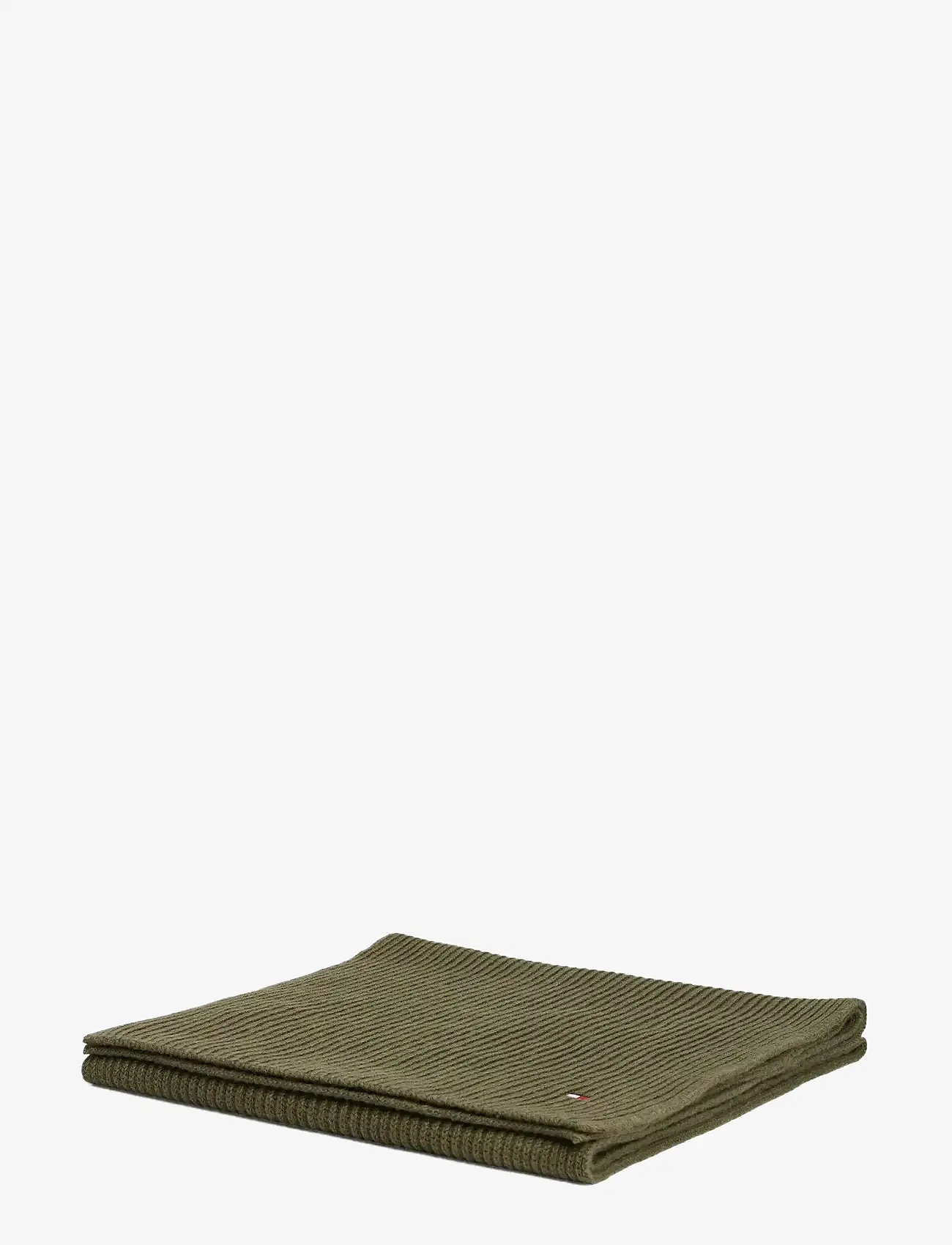 Tommy Hilfiger - TH FLAG PIMA COTTON CASH SCARF - halsdukar - foxhunt green - 2