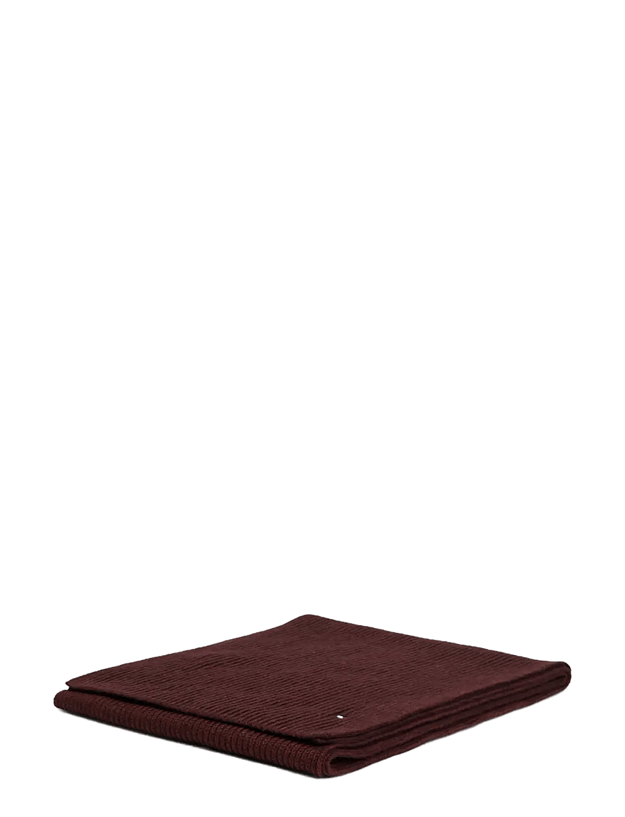 Tommy Hilfiger - TH FLAG PIMA COTTON CASH SCARF - winterschals - red wine melange - 2