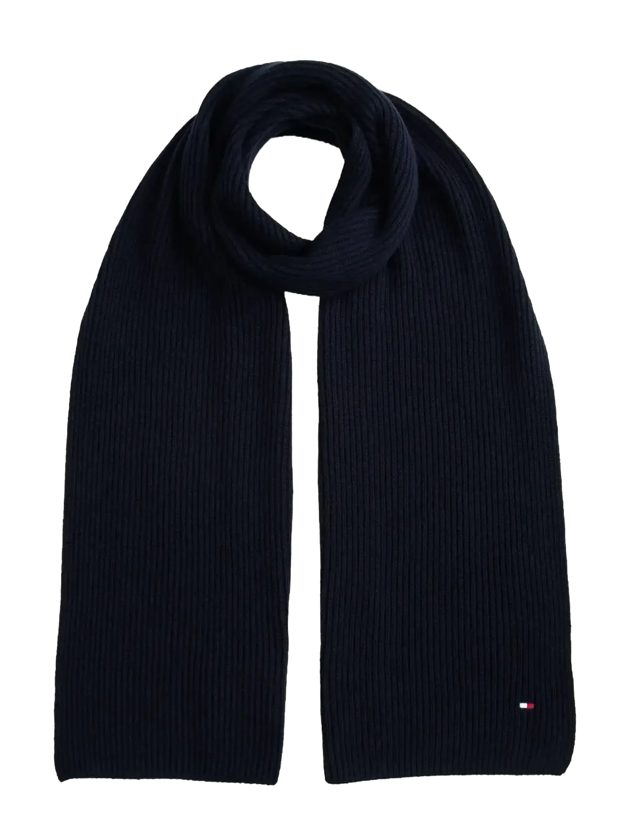 Tommy Hilfiger TH FLAG PIMA COTTON CASH SCARF - Accessoires - SPACE BLUE / navy