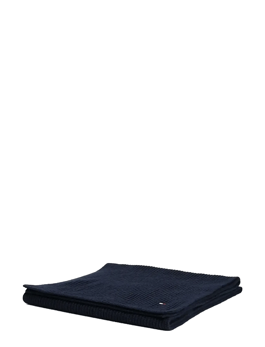 Tommy Hilfiger - TH FLAG PIMA COTTON CASH SCARF - halstørklæder - space blue - 2