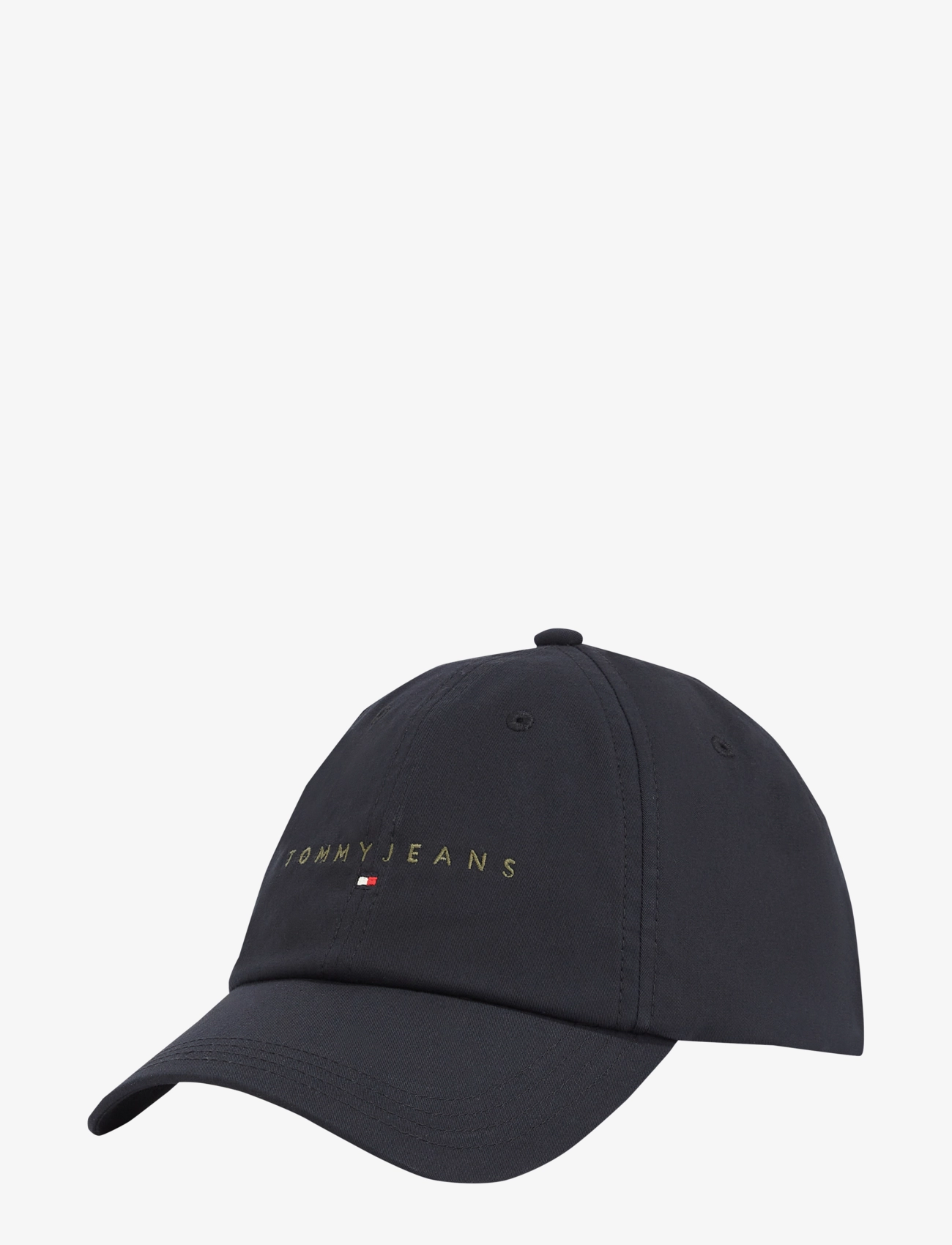 Tommy Hilfiger TJM LINEAR LOGO CAP - Tänavastiil - BLACK / black