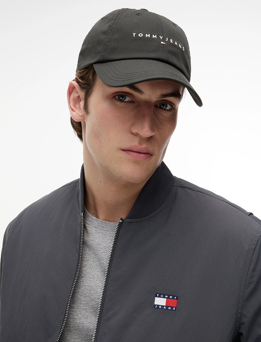 Tommy Hilfiger - TJM LINEAR LOGO CAP - kappen - black - 0
