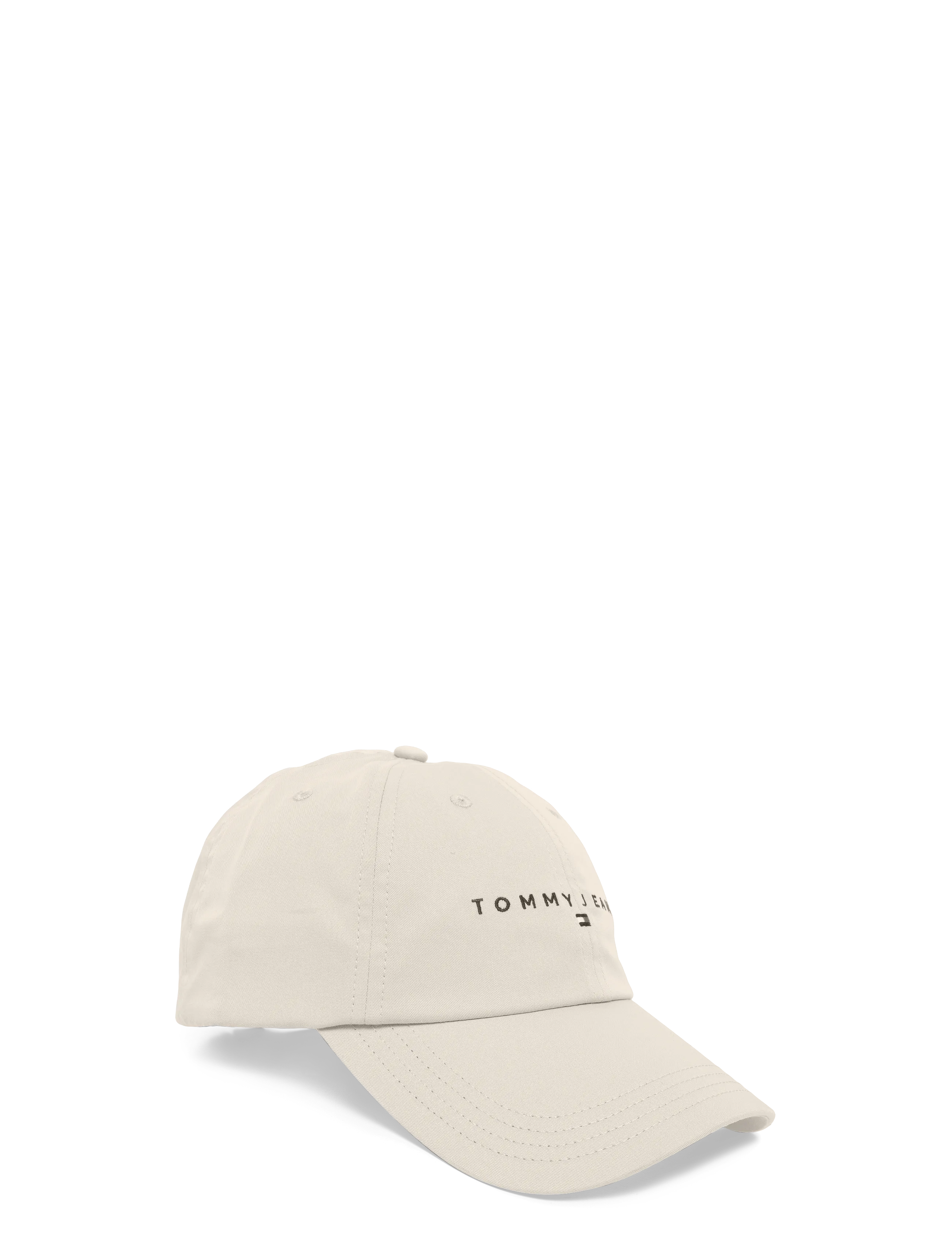 Tommy Hilfiger Tjm Linear Logo Cap, One Size, Beige, Hovedbeklædning > Kasketter, Herre