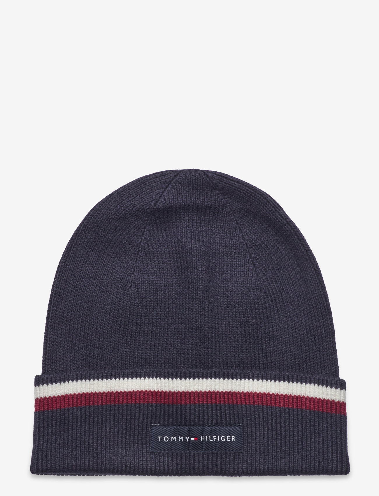 Tommy Hilfiger - TH CORP LOVE SOLID STRIPE BEANIE - space blue - 0