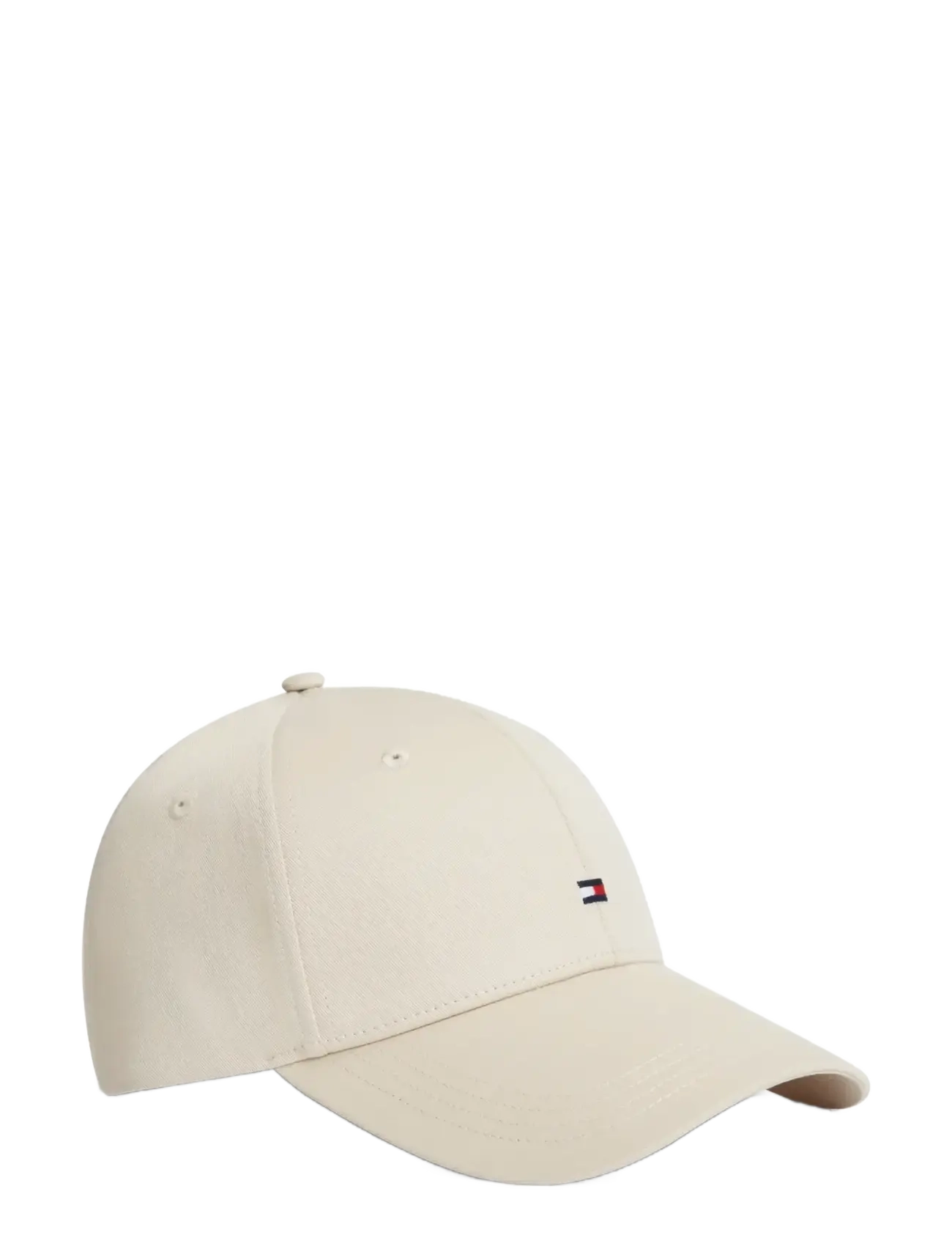 Tommy Hilfiger TH FLAG COTTON 6 PANEL CAP - Nokamütsid - CLASSIC BEIGE / cream