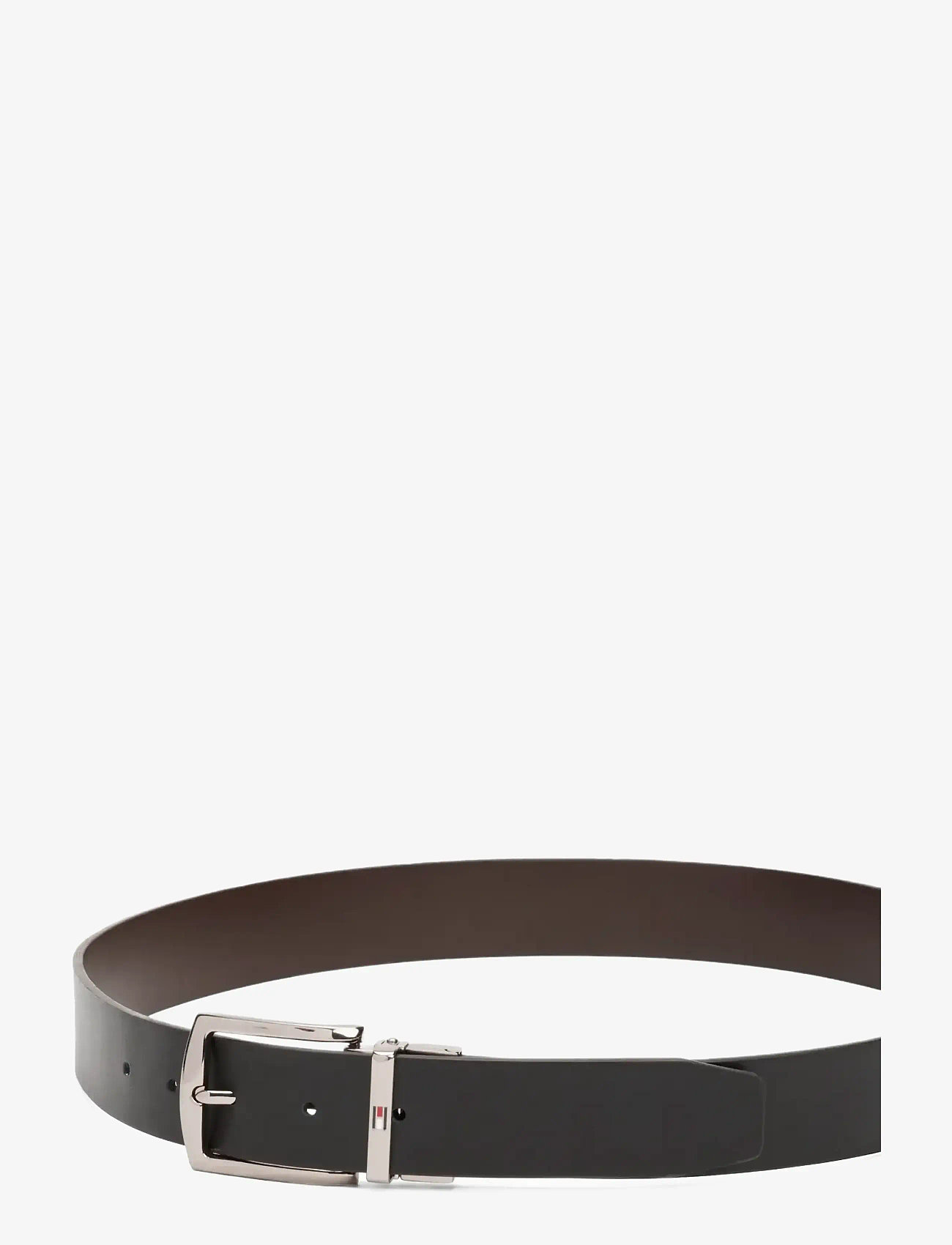 Tommy Hilfiger - DENTON 3.5 REV - klassisch gürtel - testa di moro   black - 3