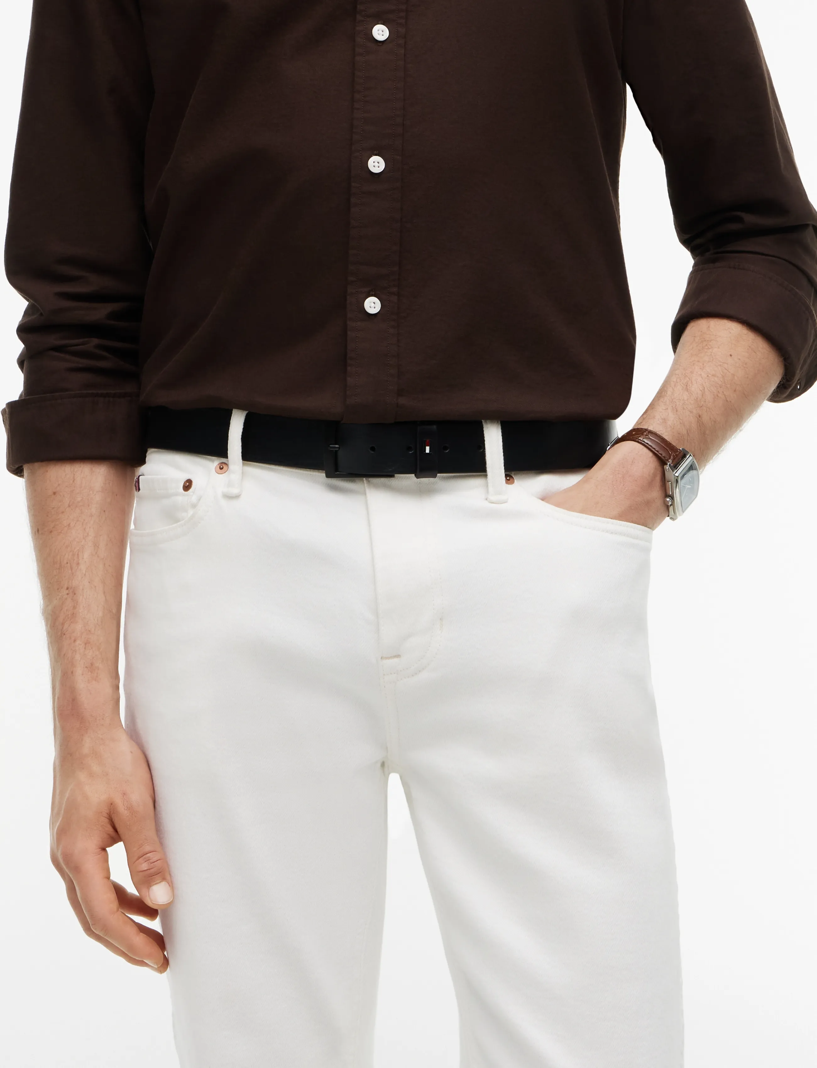 Tommy Hilfiger - ADAN 3.5 EXT - klassiska skärp - black - 2