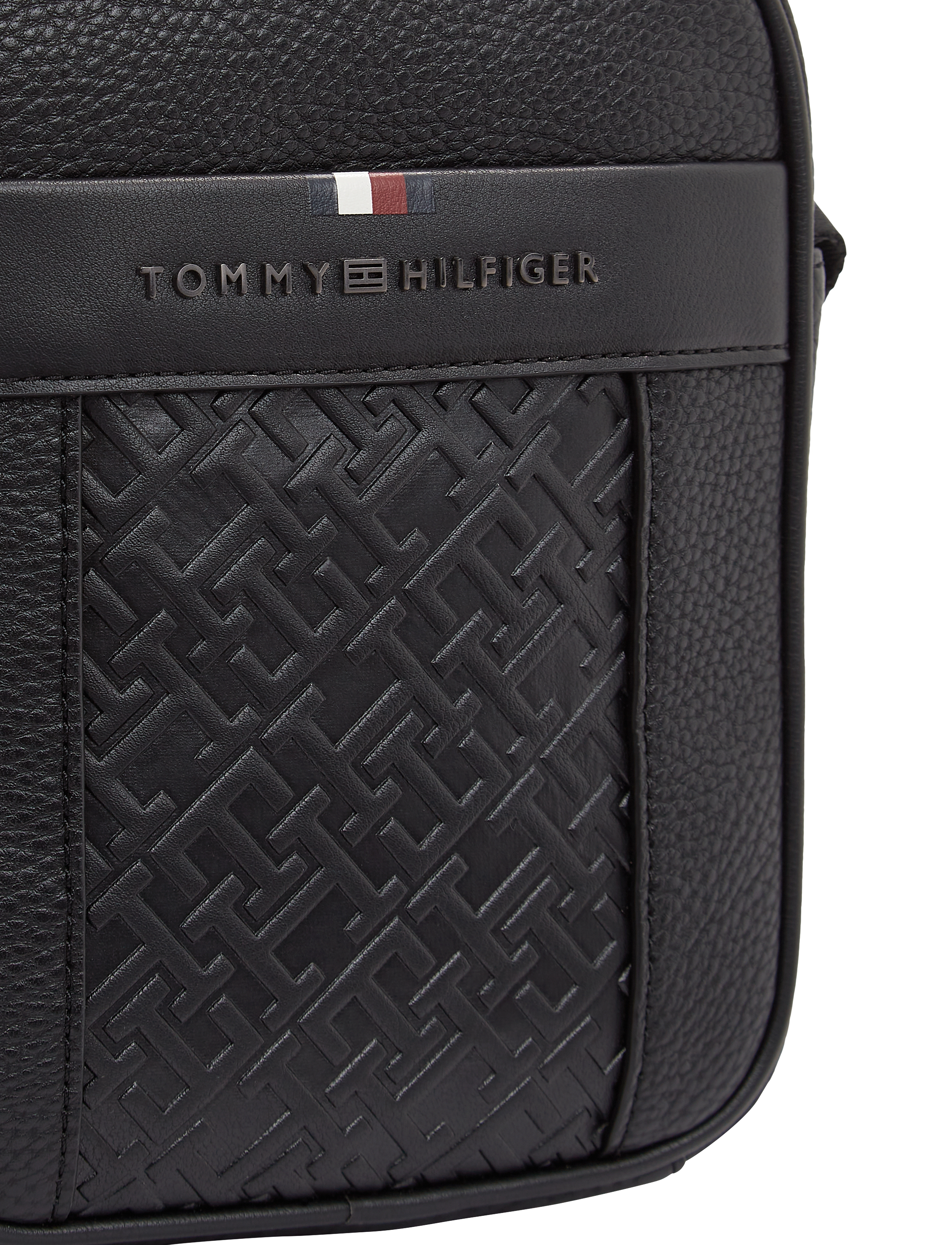 Tommy Hilfiger - TH CENTRAL MONO MINI REPORTER - black - 4