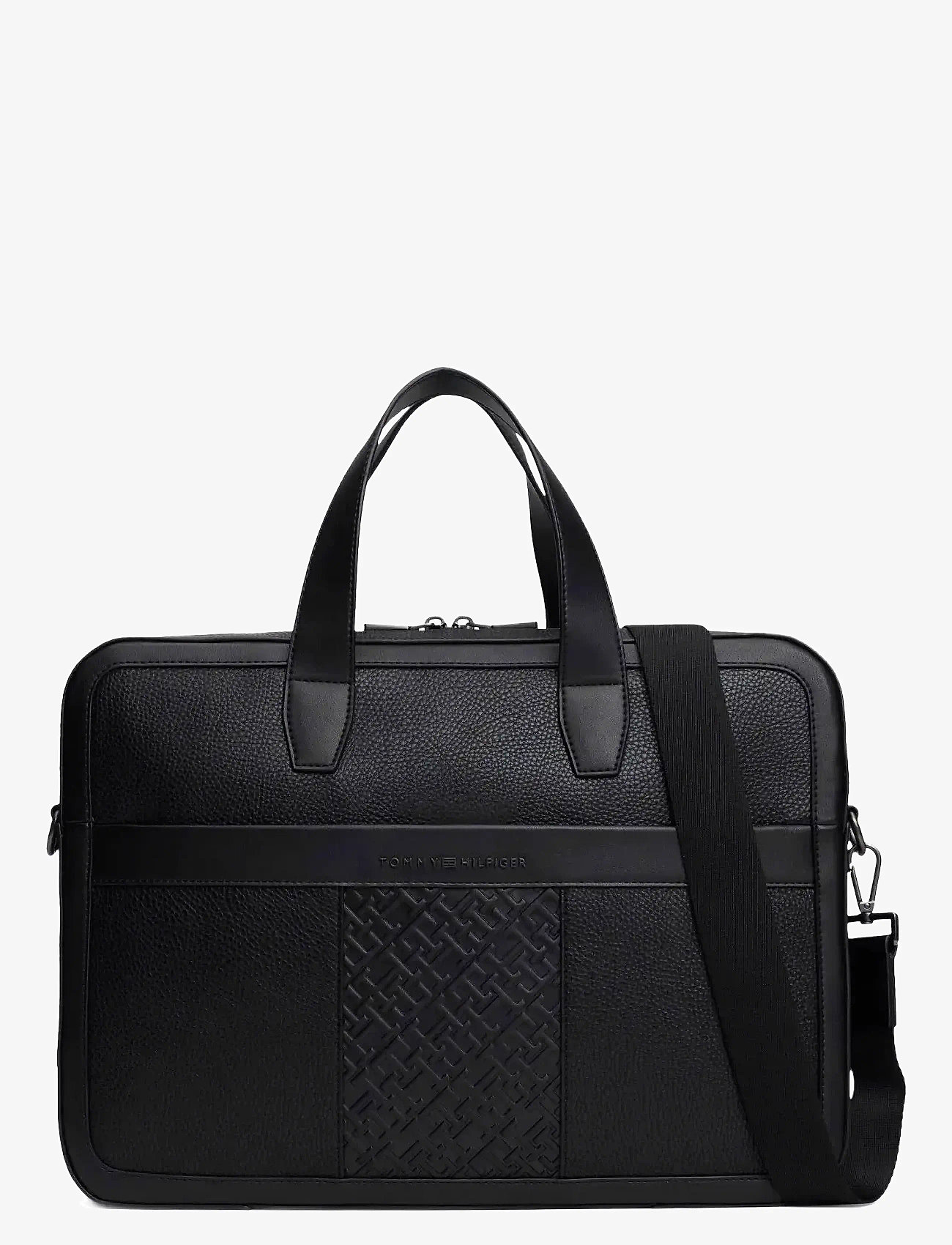 Tommy Hilfiger - TH CENTRAL MONO COMPUTER BAG - black - 0