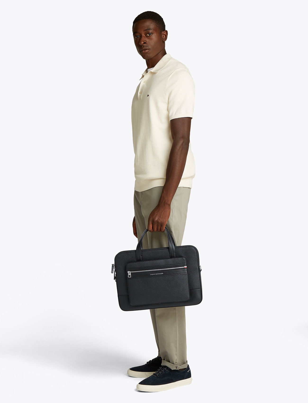Tommy Hilfiger - TH CENTRAL COMPUTER BAG - black - 5