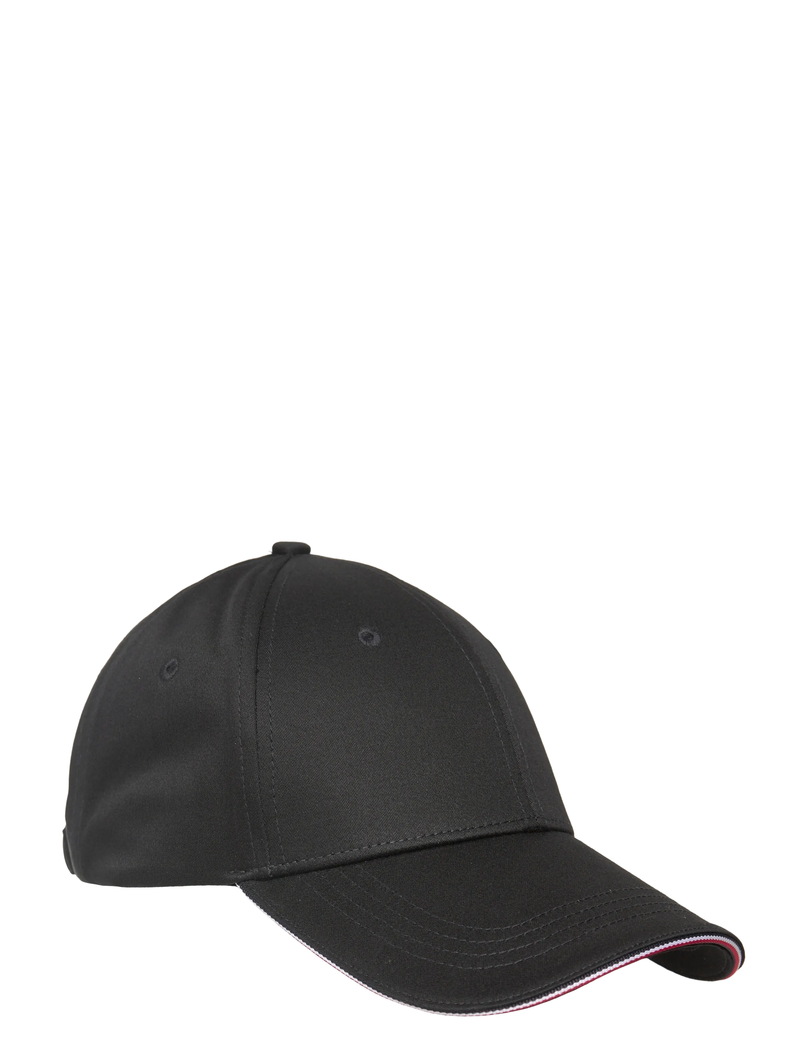 TH CORPORATE COTTON 6 PANEL CAP - BLACK