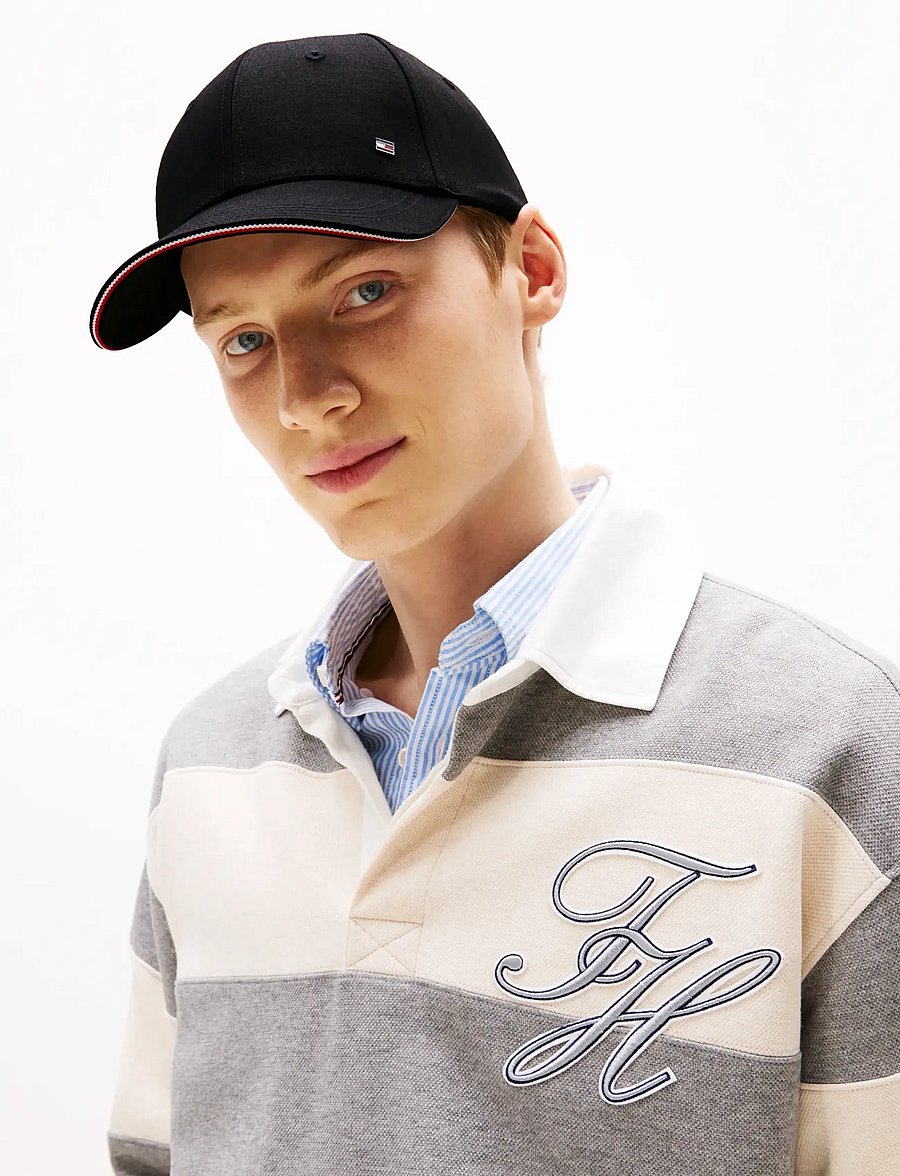Tommy Hilfiger - TH CORPORATE COTTON 6 PANEL CAP - caps - black - 4